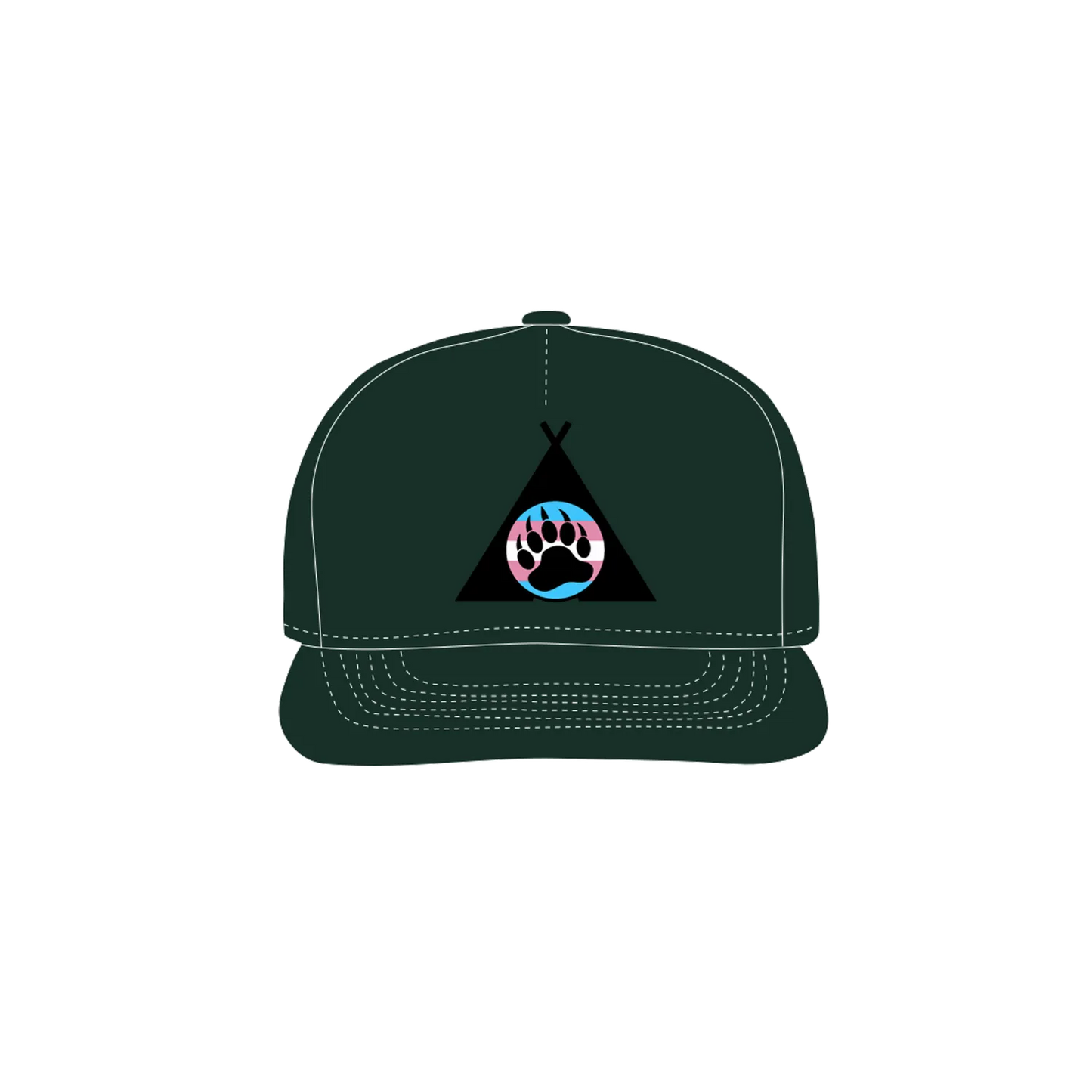 Forest Green front flat lay