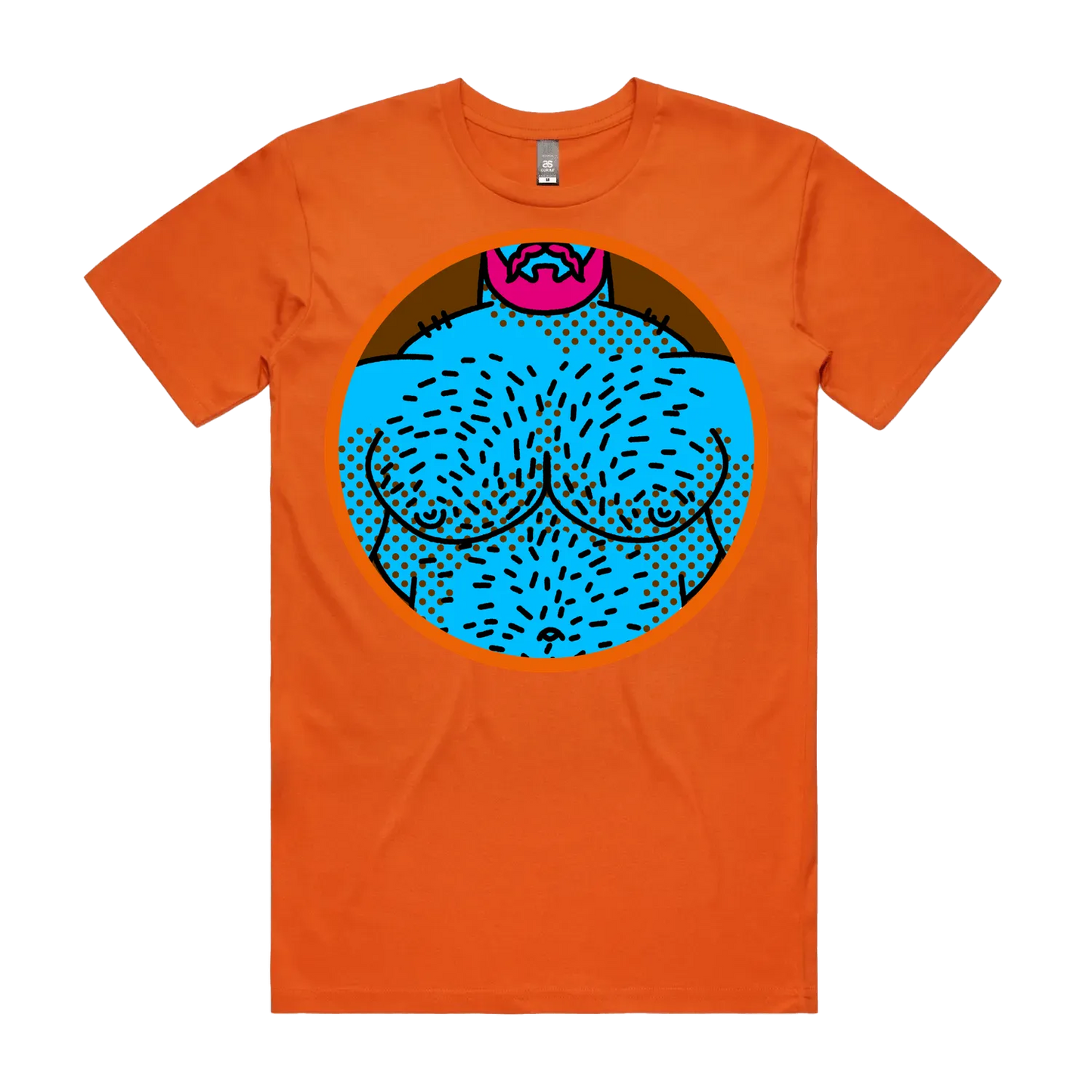 Orange front flat lay