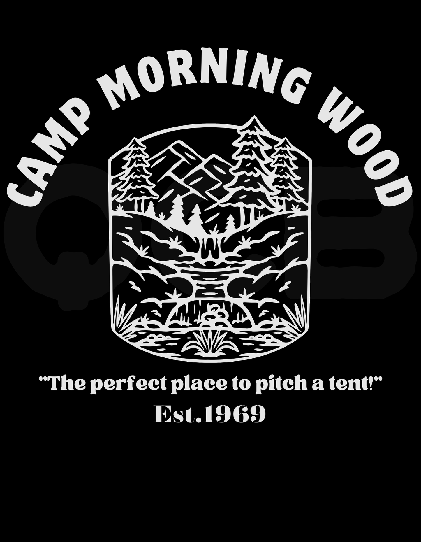 Camp Morning Wood Vintage Singlet