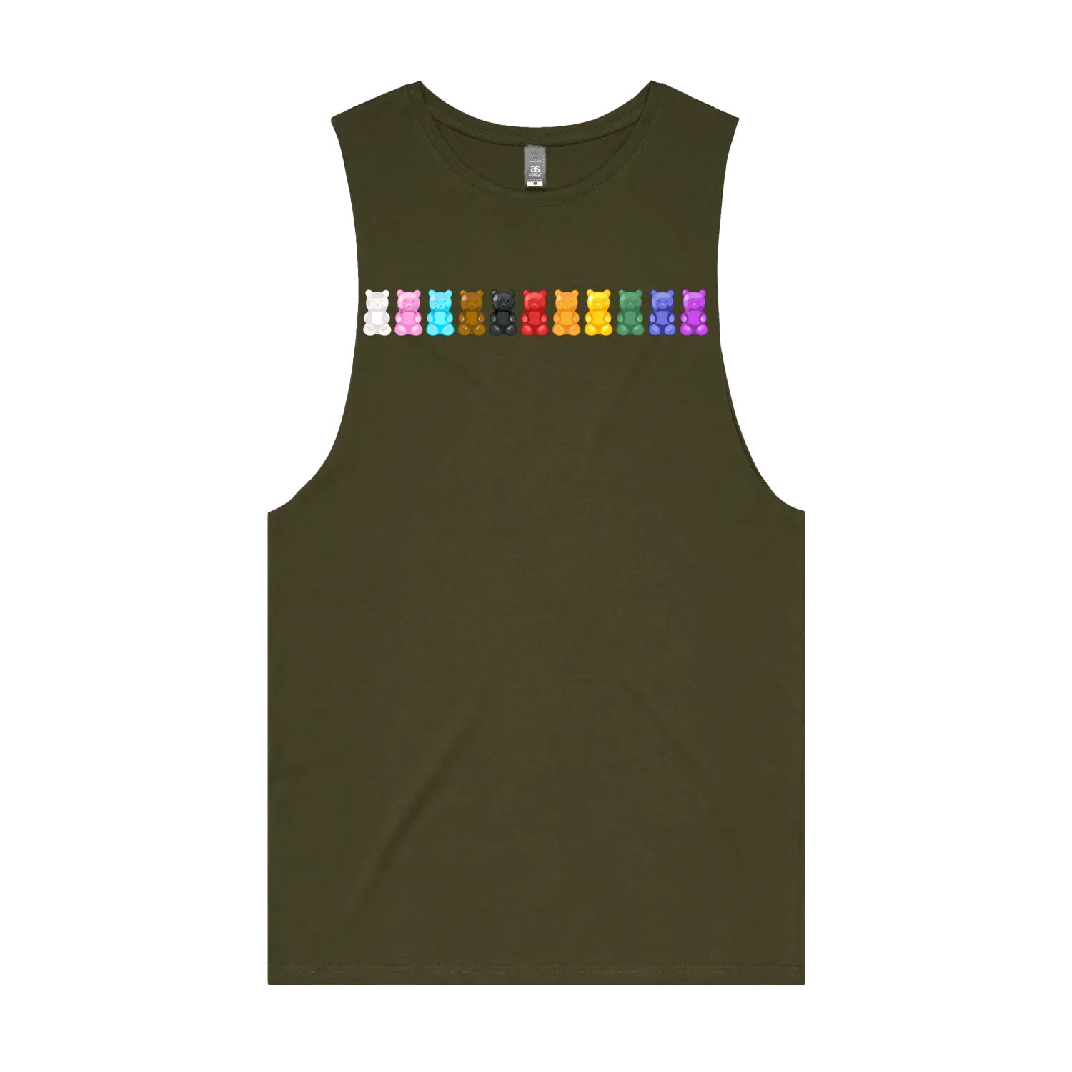 Army front flat lay