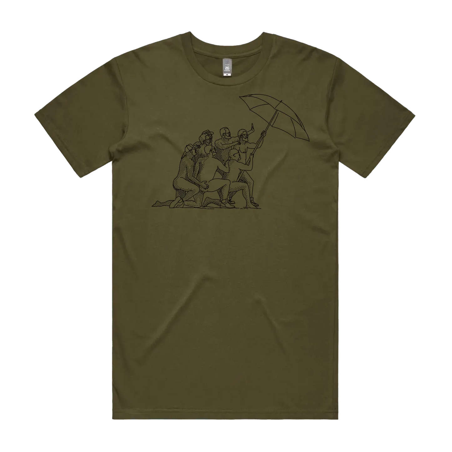 Army front flat lay