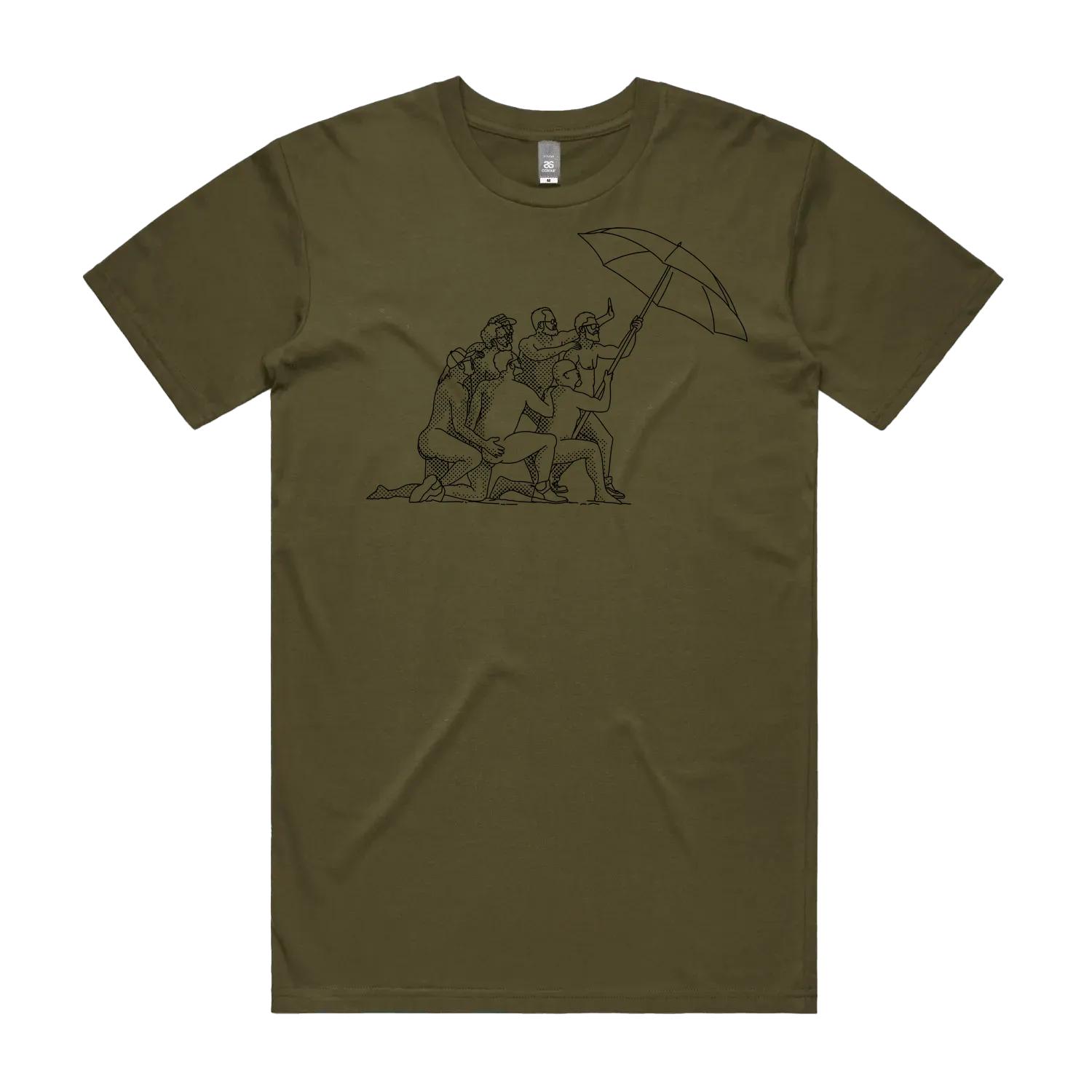 Army front flat lay