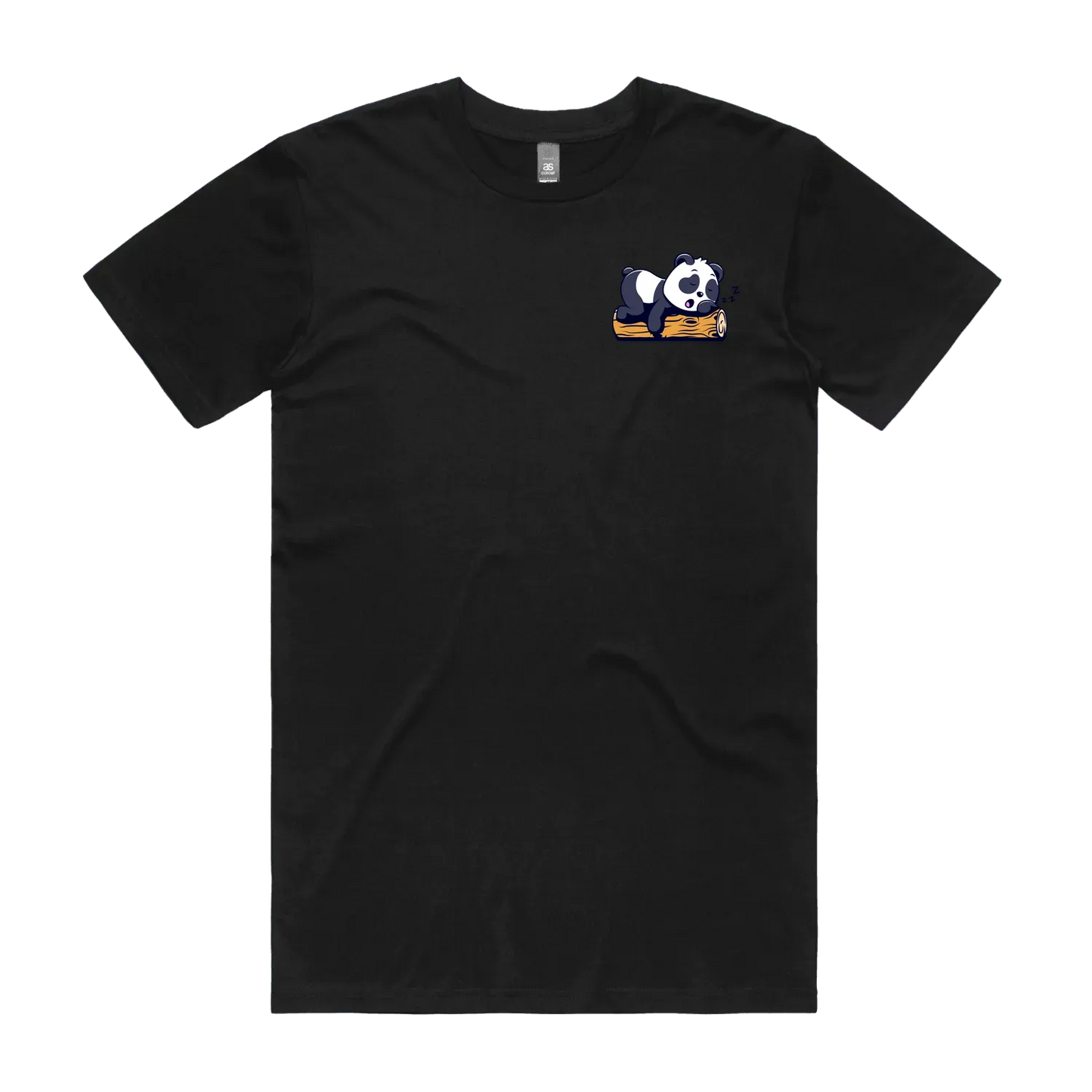 Black front flat lay