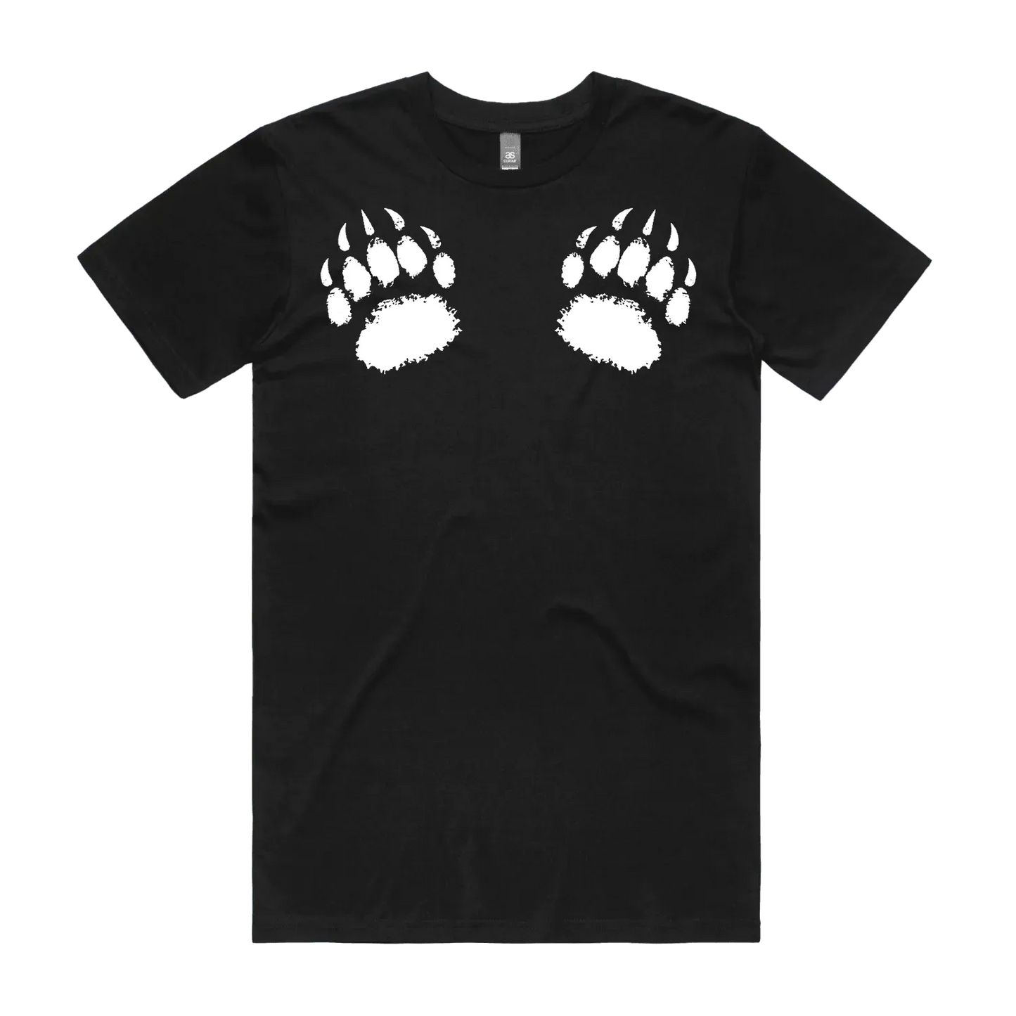 Black front flat lay