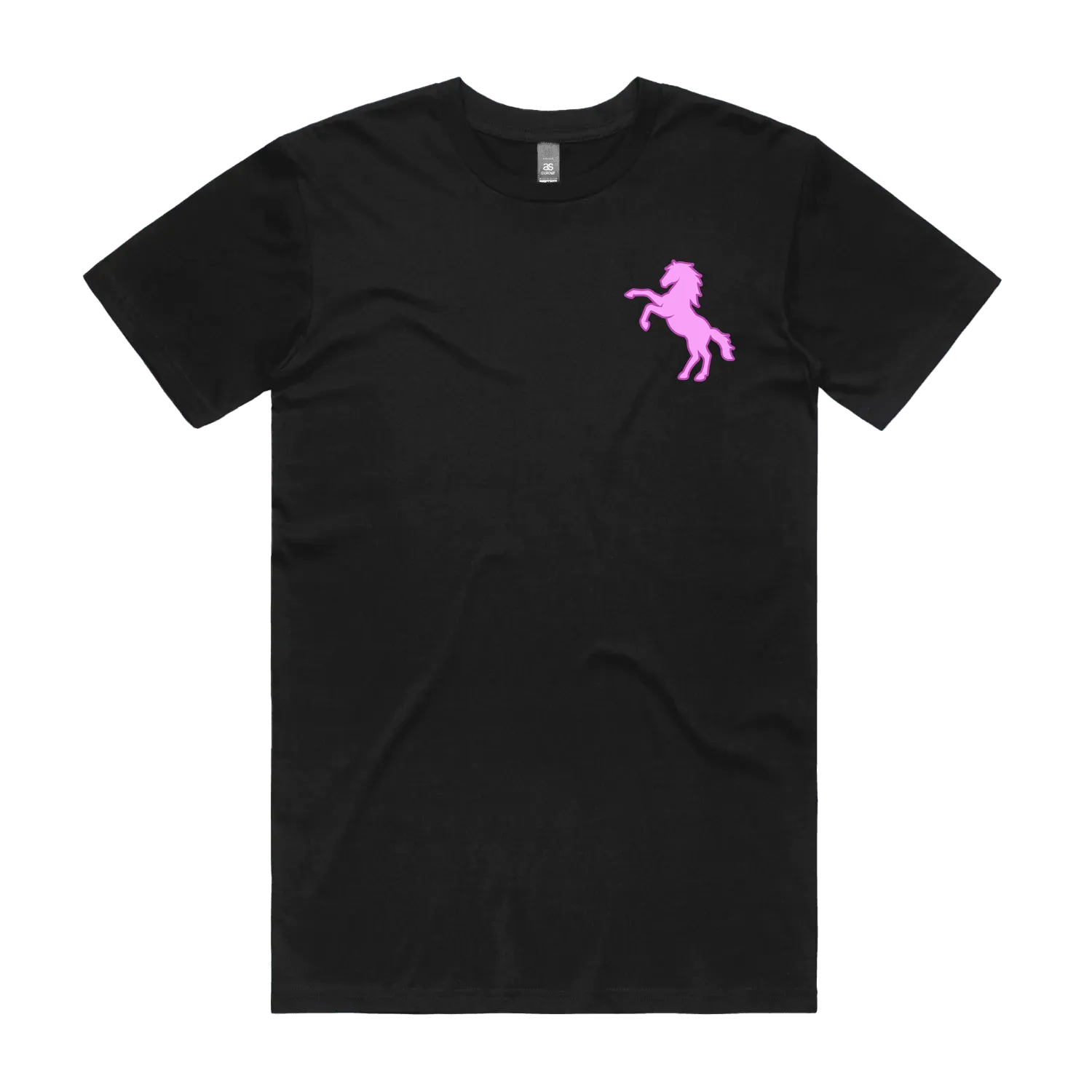 Black front flat lay
