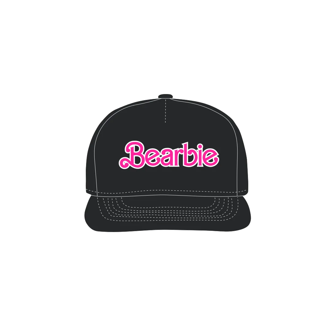 Black front flat lay