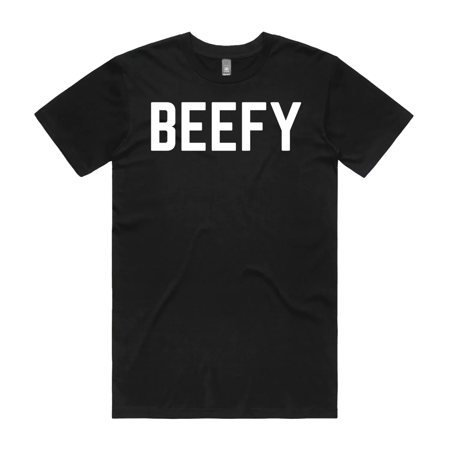 Black front flat lay