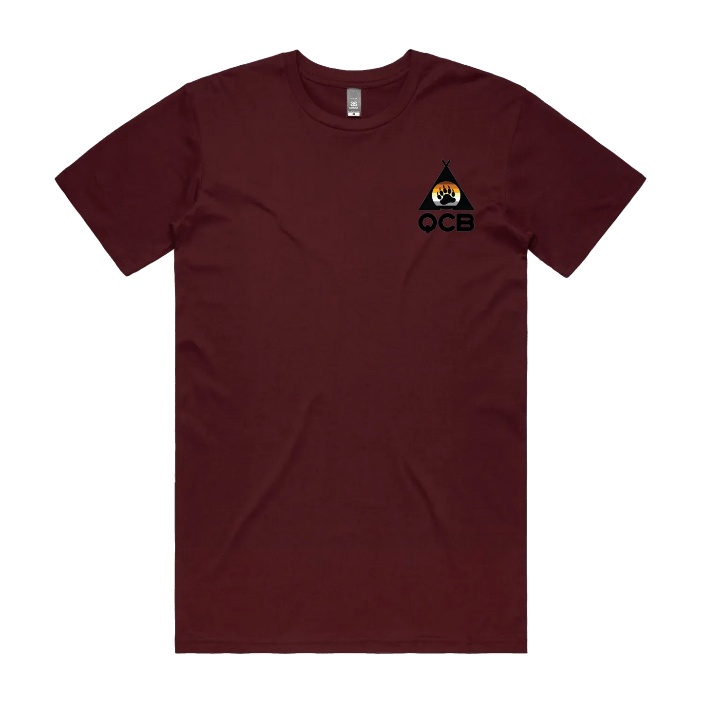 Burgundy front flat lay