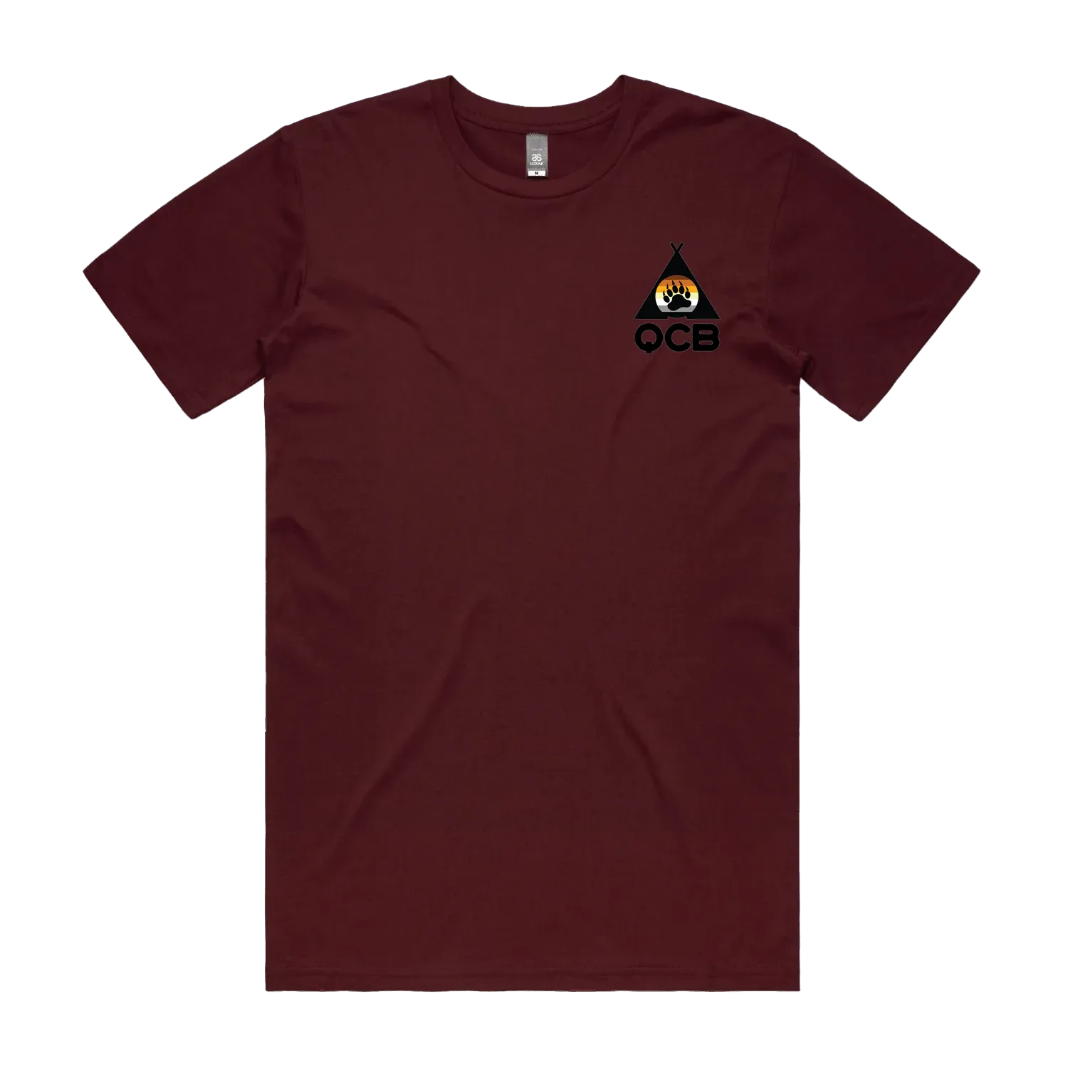 Burgundy front flat lay
