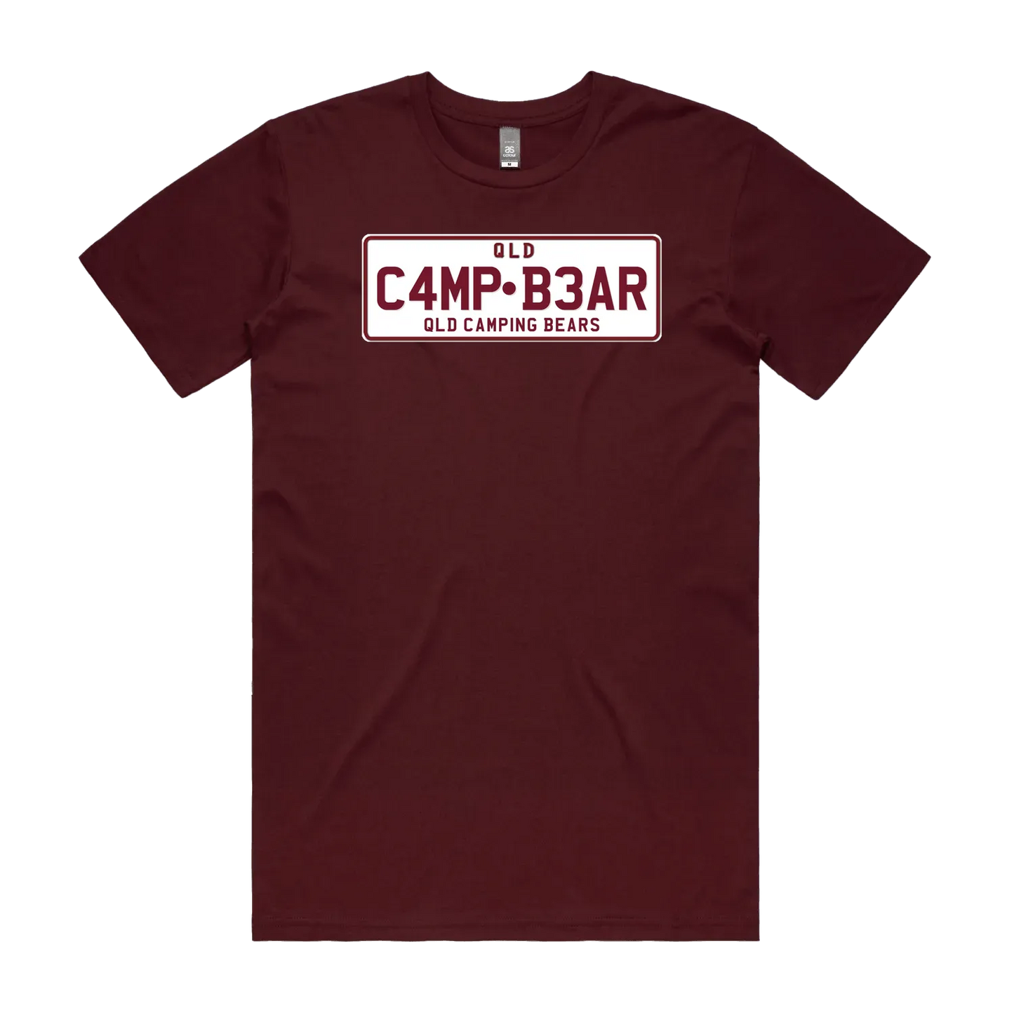 Burgundy front flat lay