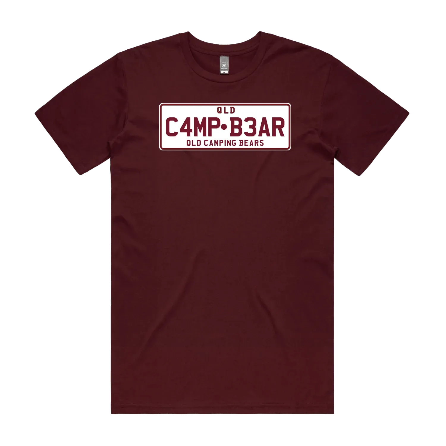 Burgundy front flat lay