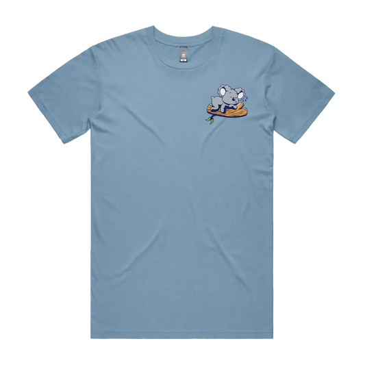 Carolina Blue front flat lay