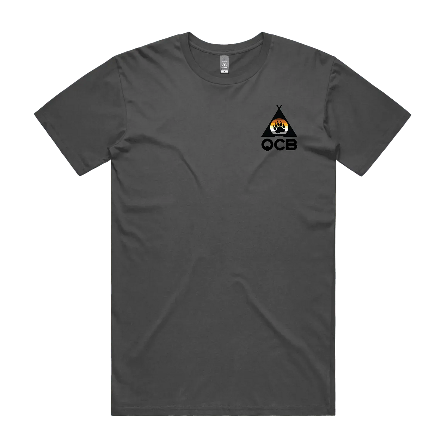 Charcoal front flat lay