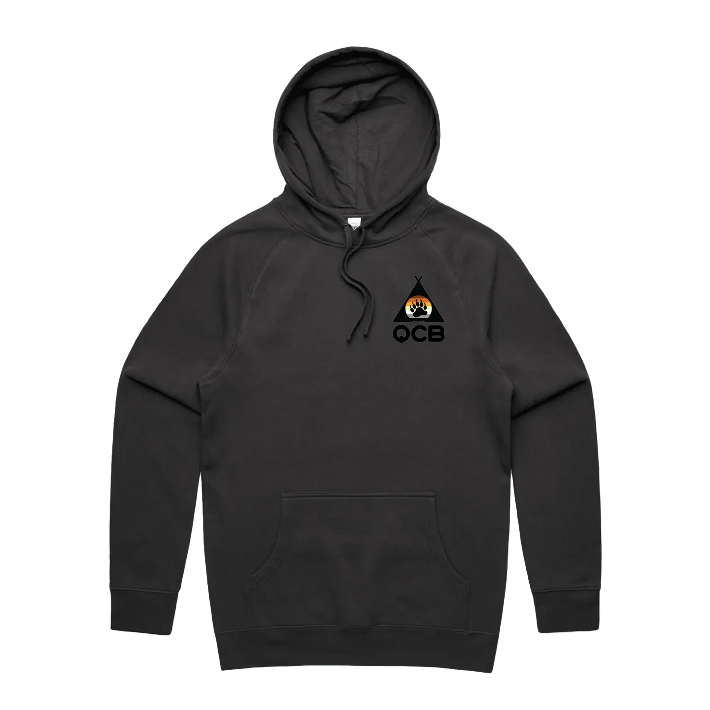 Coal front flat lay