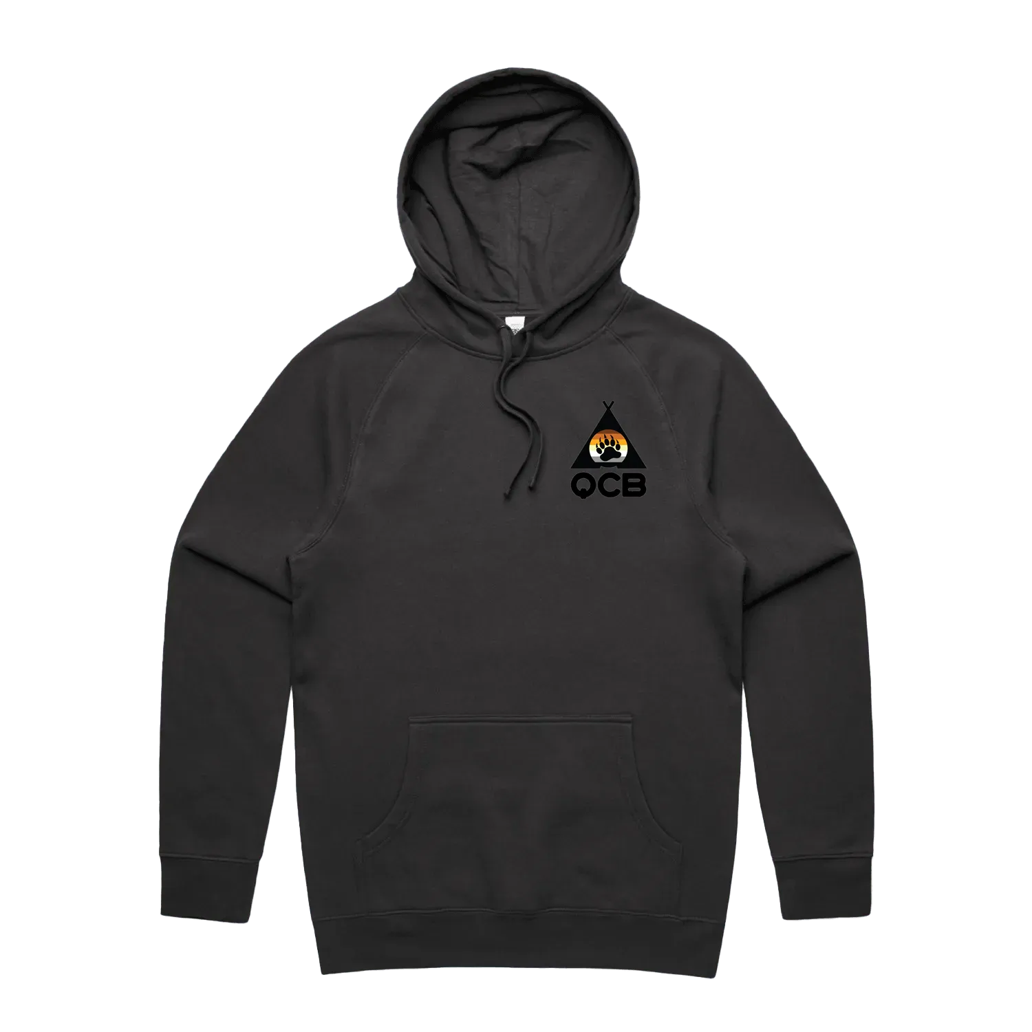 Coal front flat lay