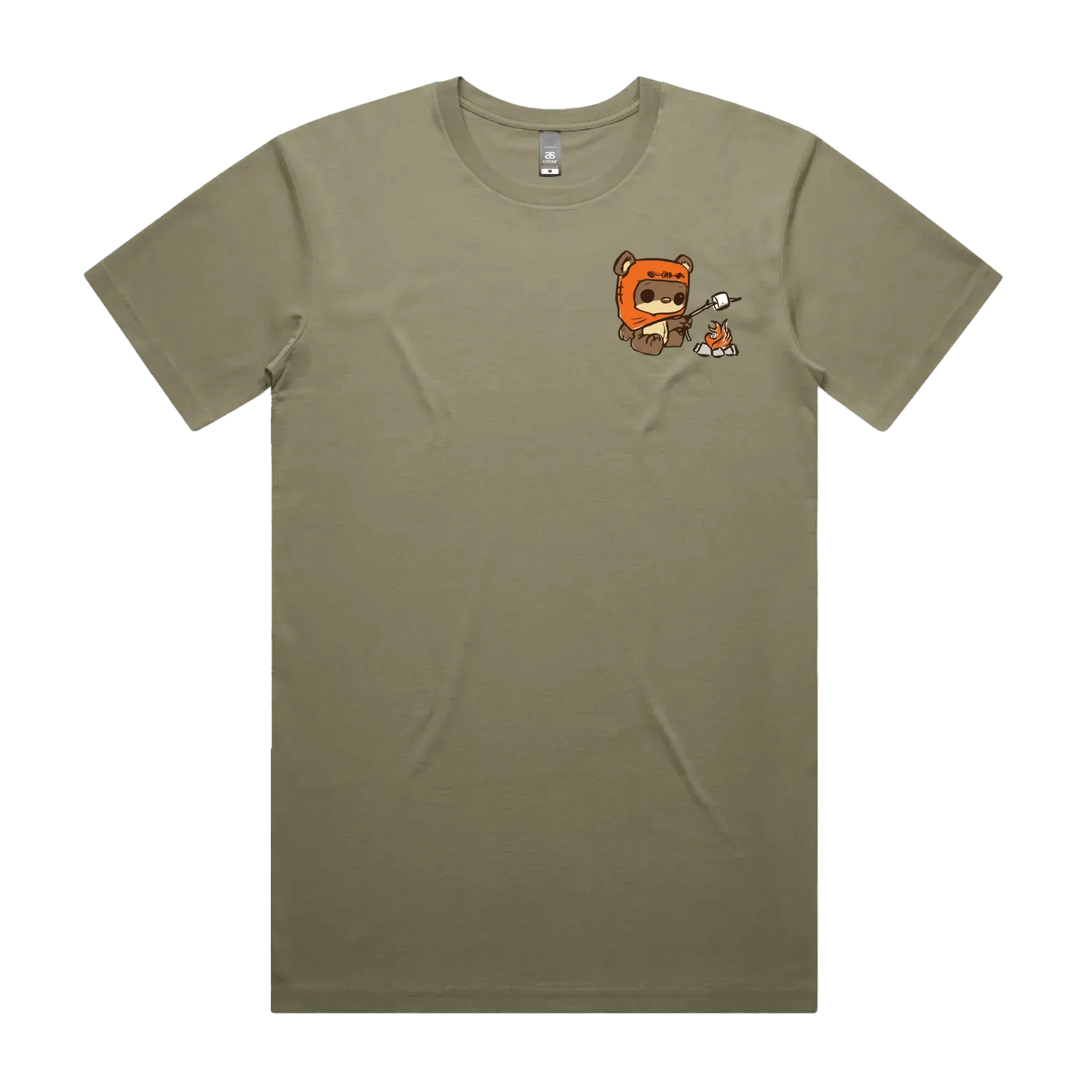 Eucalyptus front flat lay