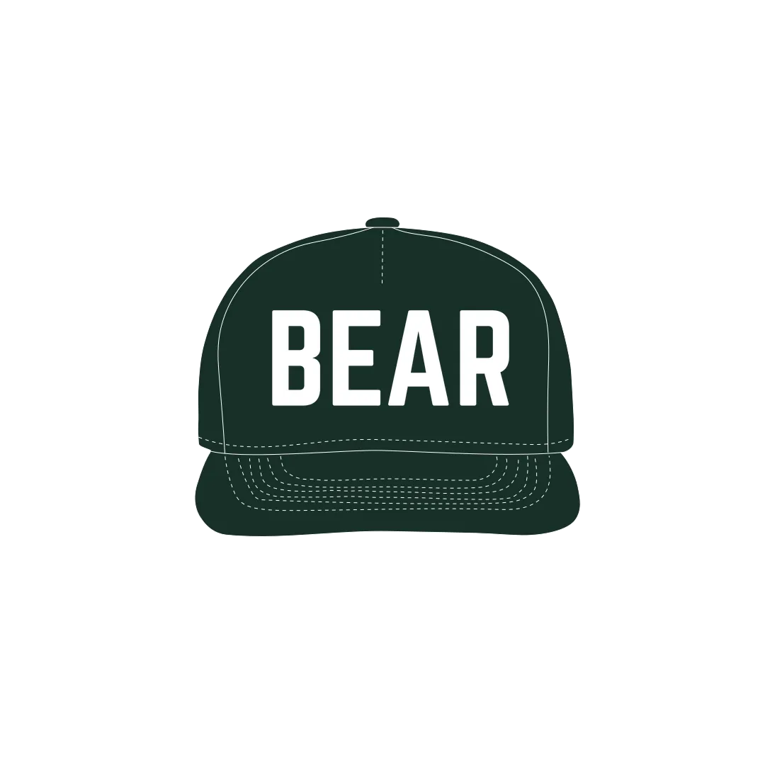 Forest Green front flat lay