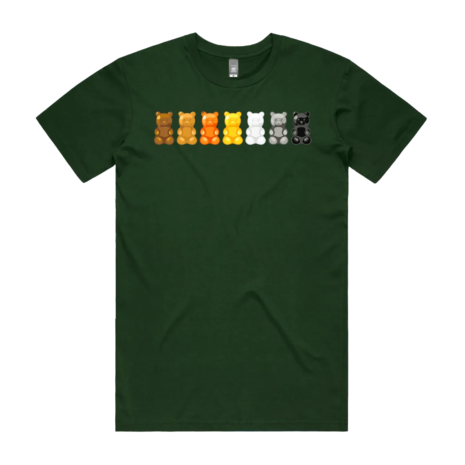 Forest Green front flat lay