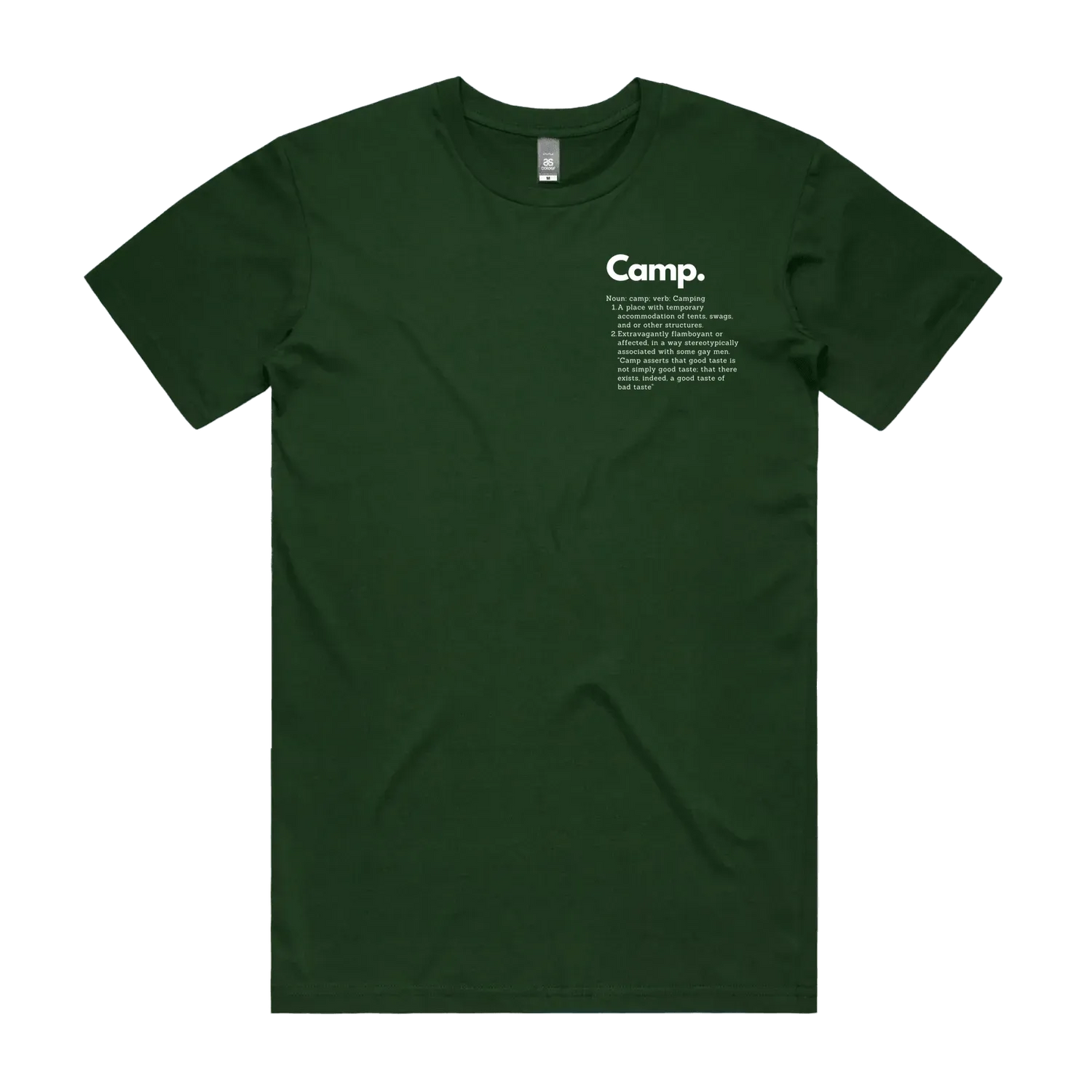 Forest Green front flat lay