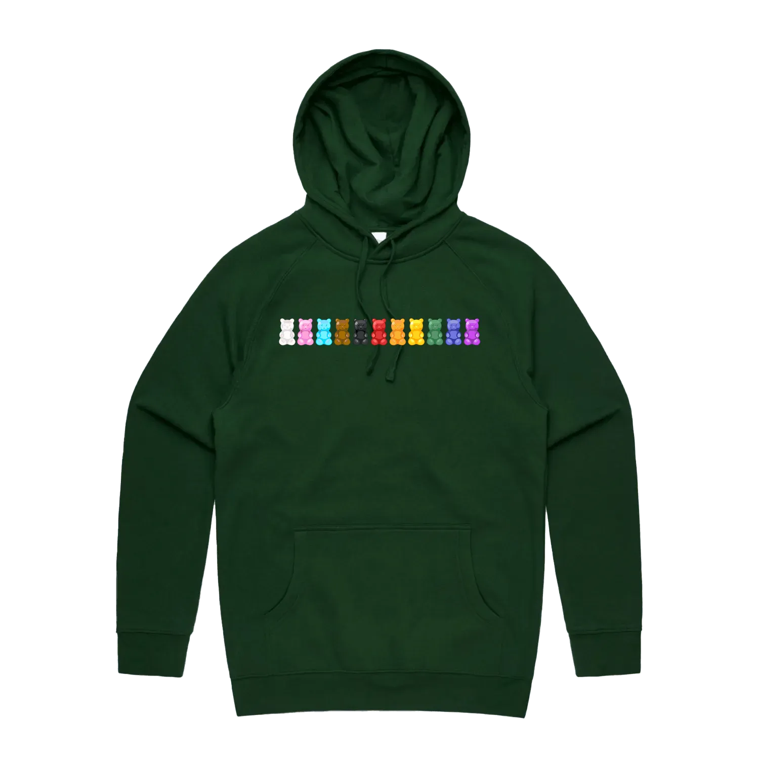 Forest Green front flat lay