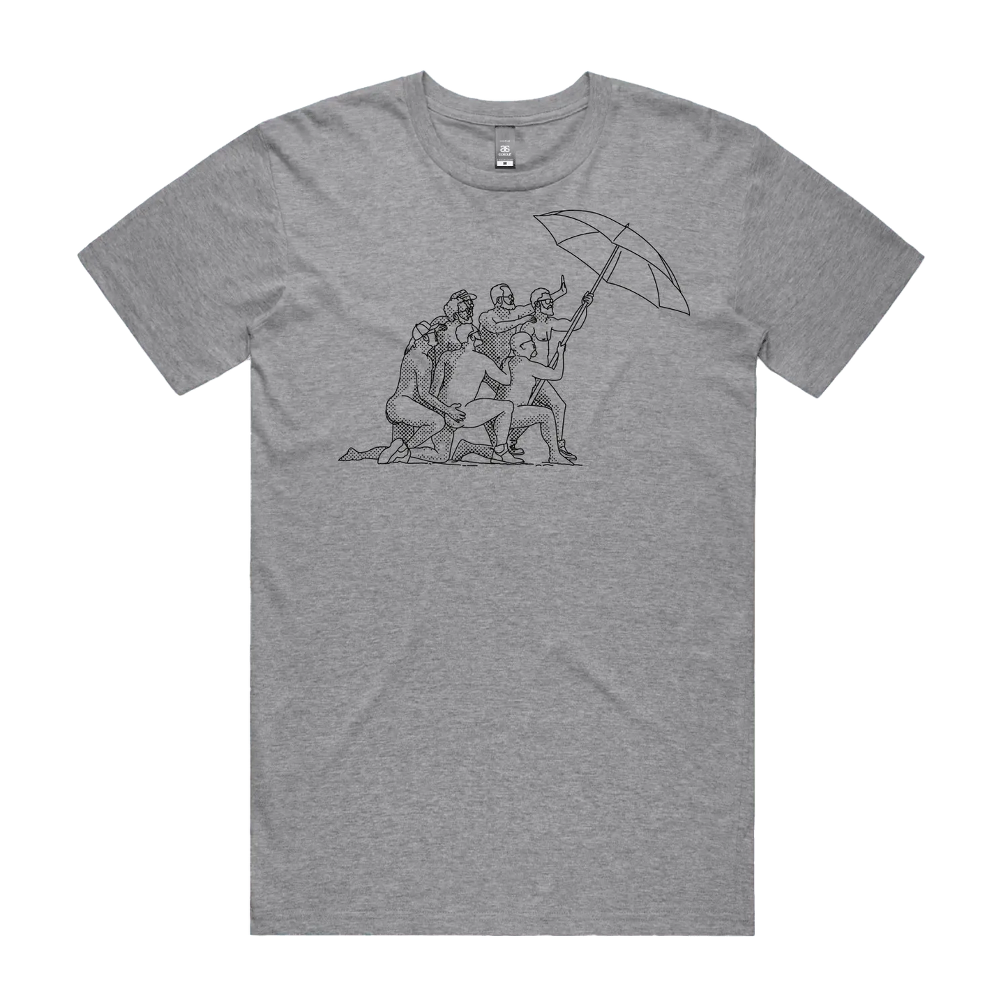 Grey Marle front flat lay