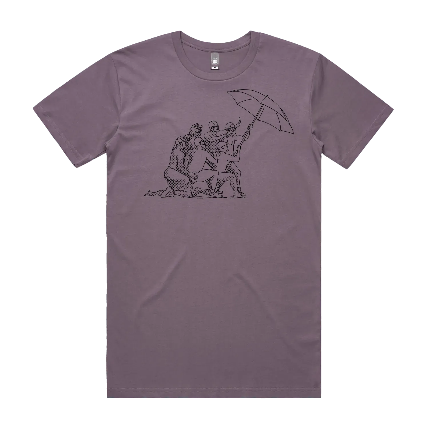 Mauve front flat lay