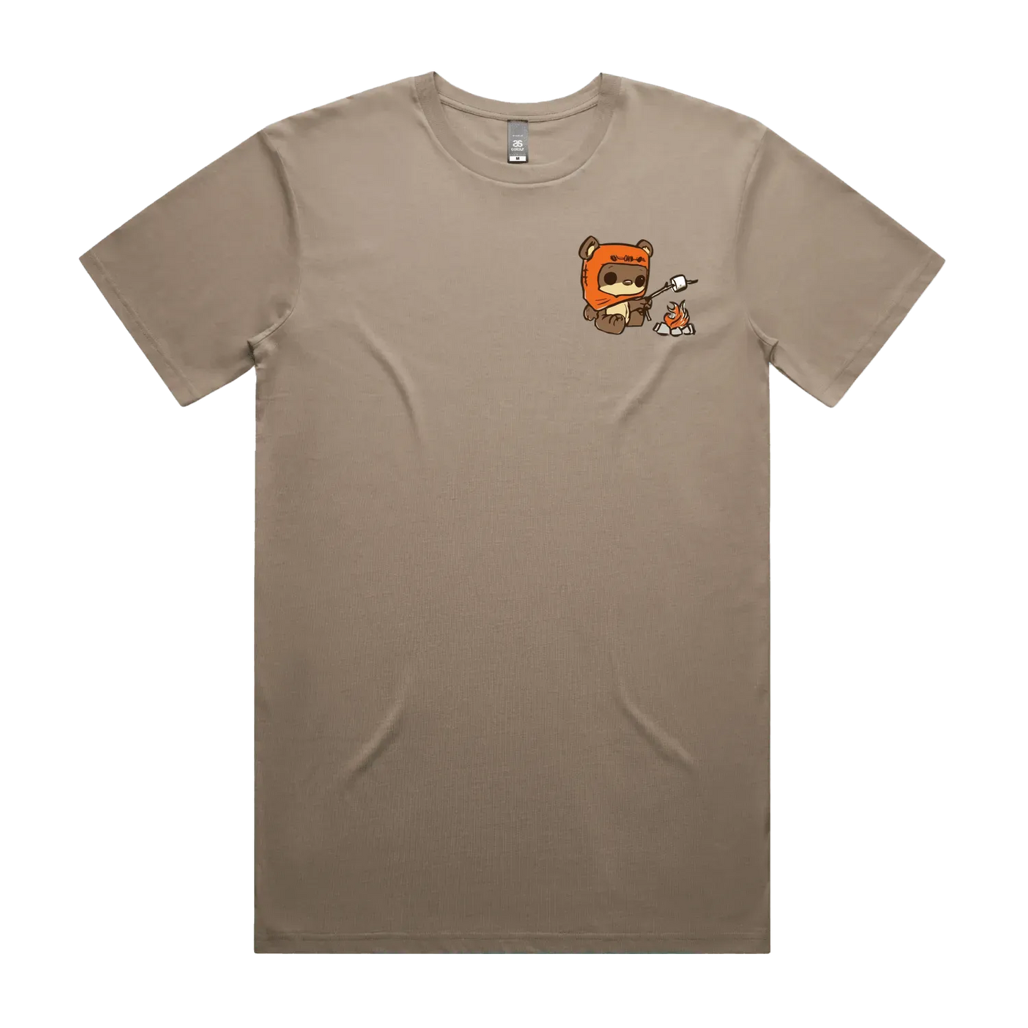 Mushroom front flat lay