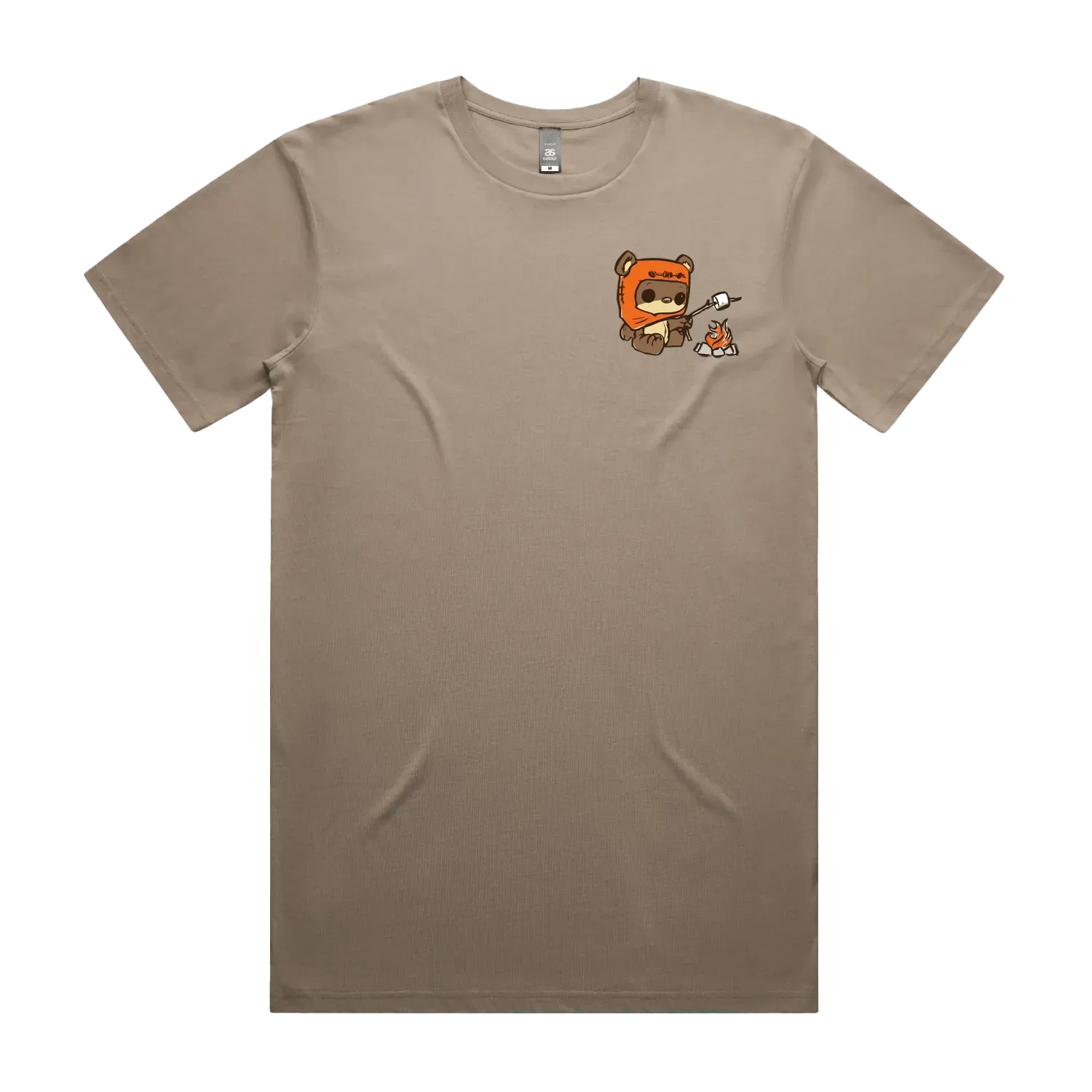 Mushroom front flat lay