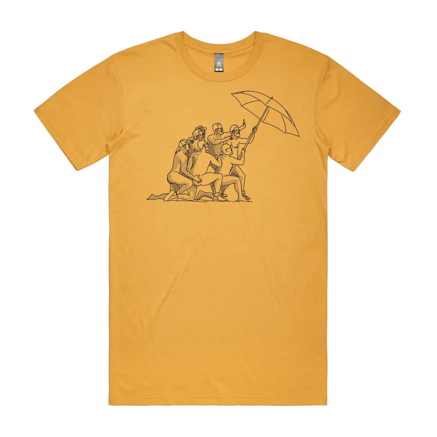 Mustard front flat lay