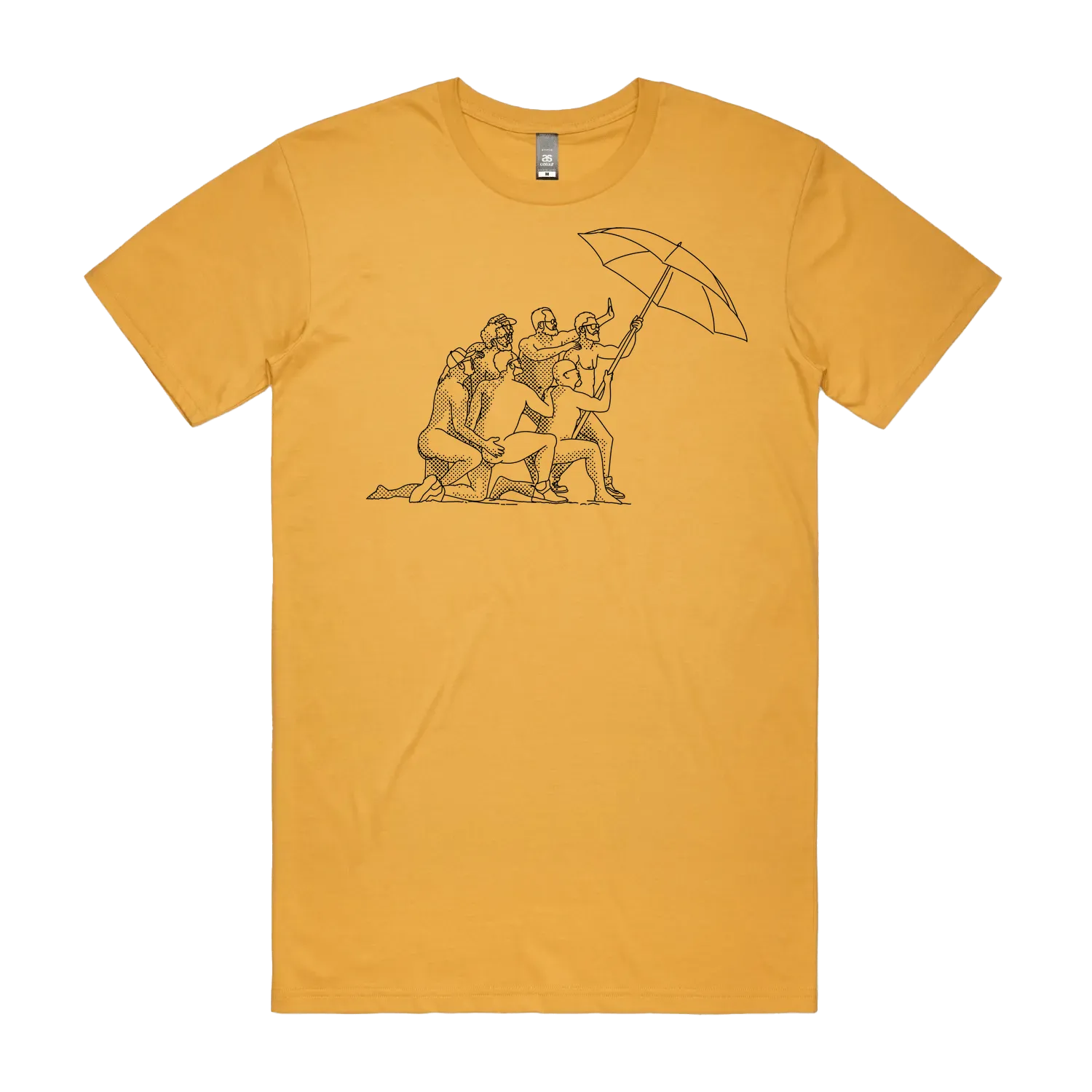 Mustard front flat lay
