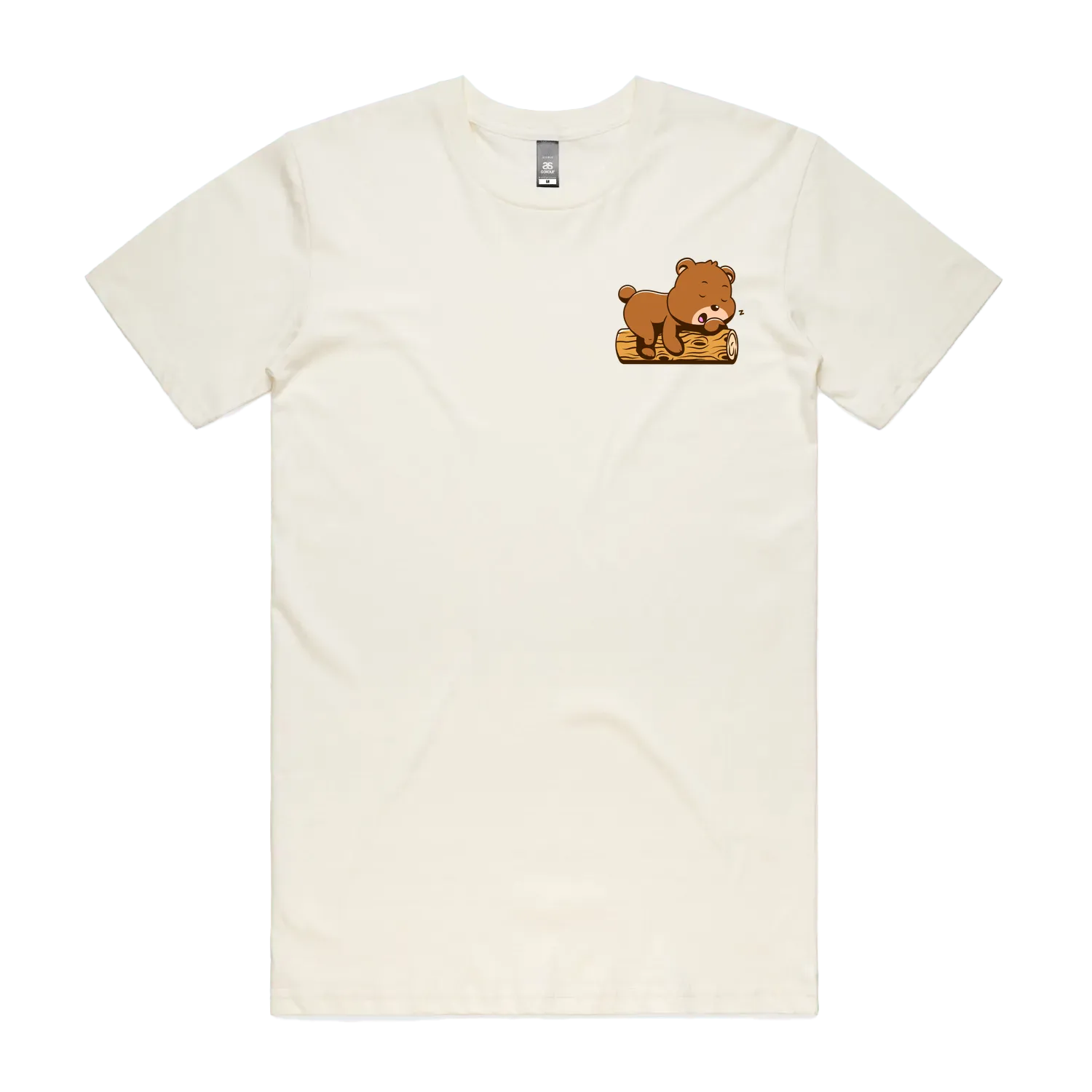 Natural front flat lay
