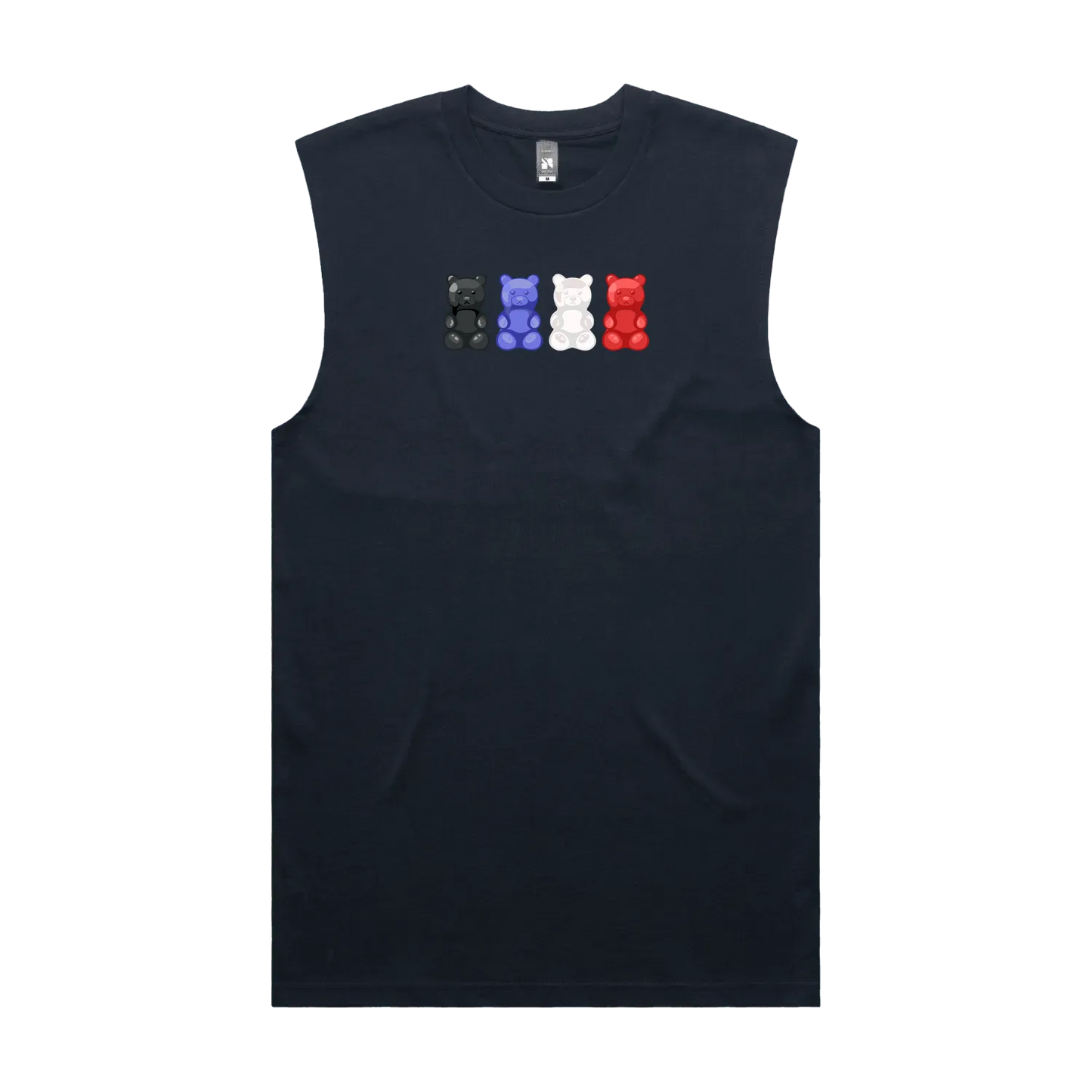 Navy front flat lay