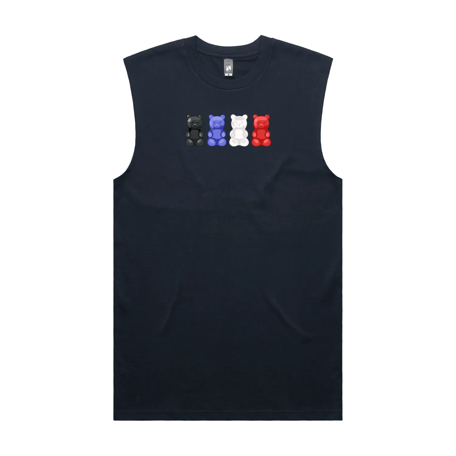 Navy front flat lay
