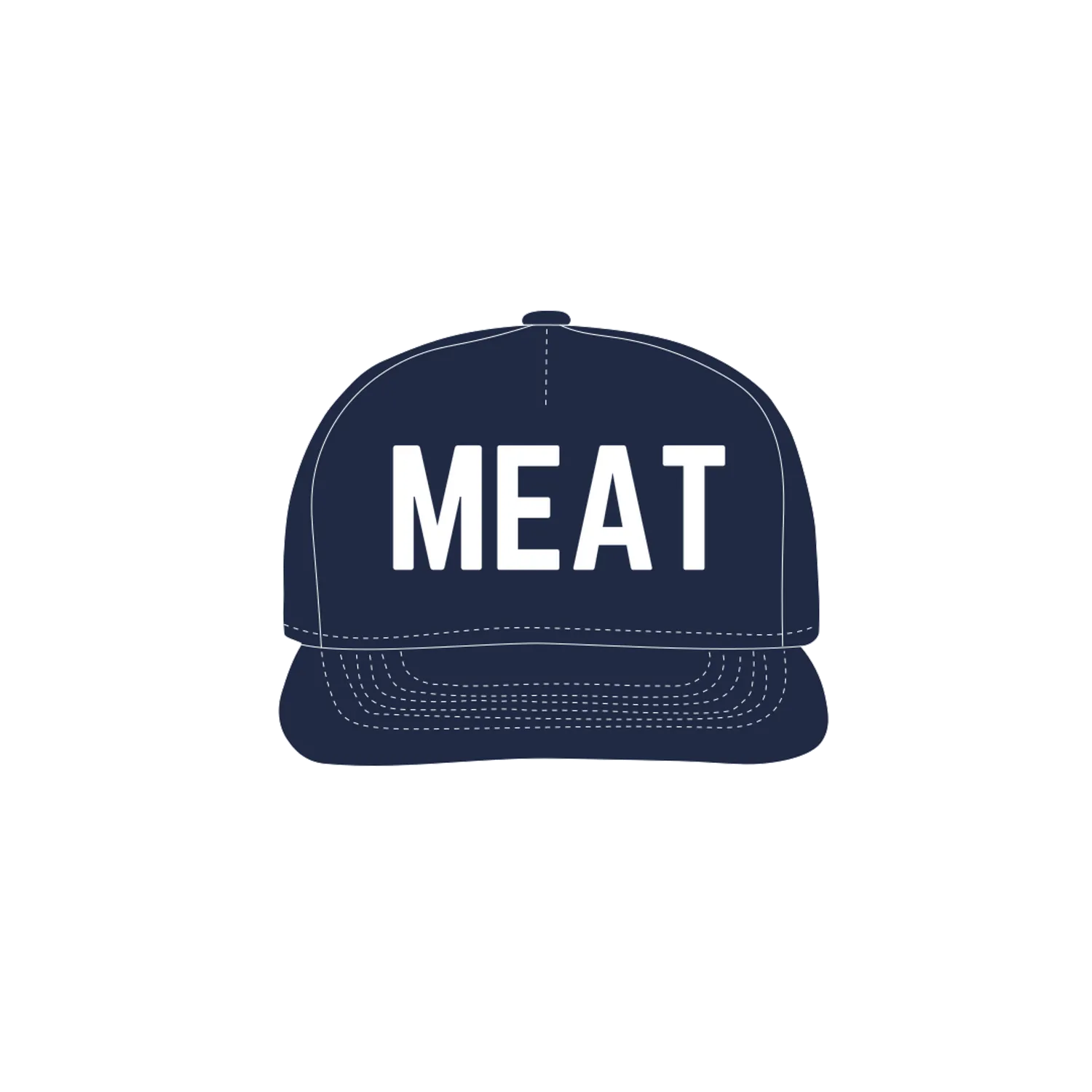 Navy front flat lay