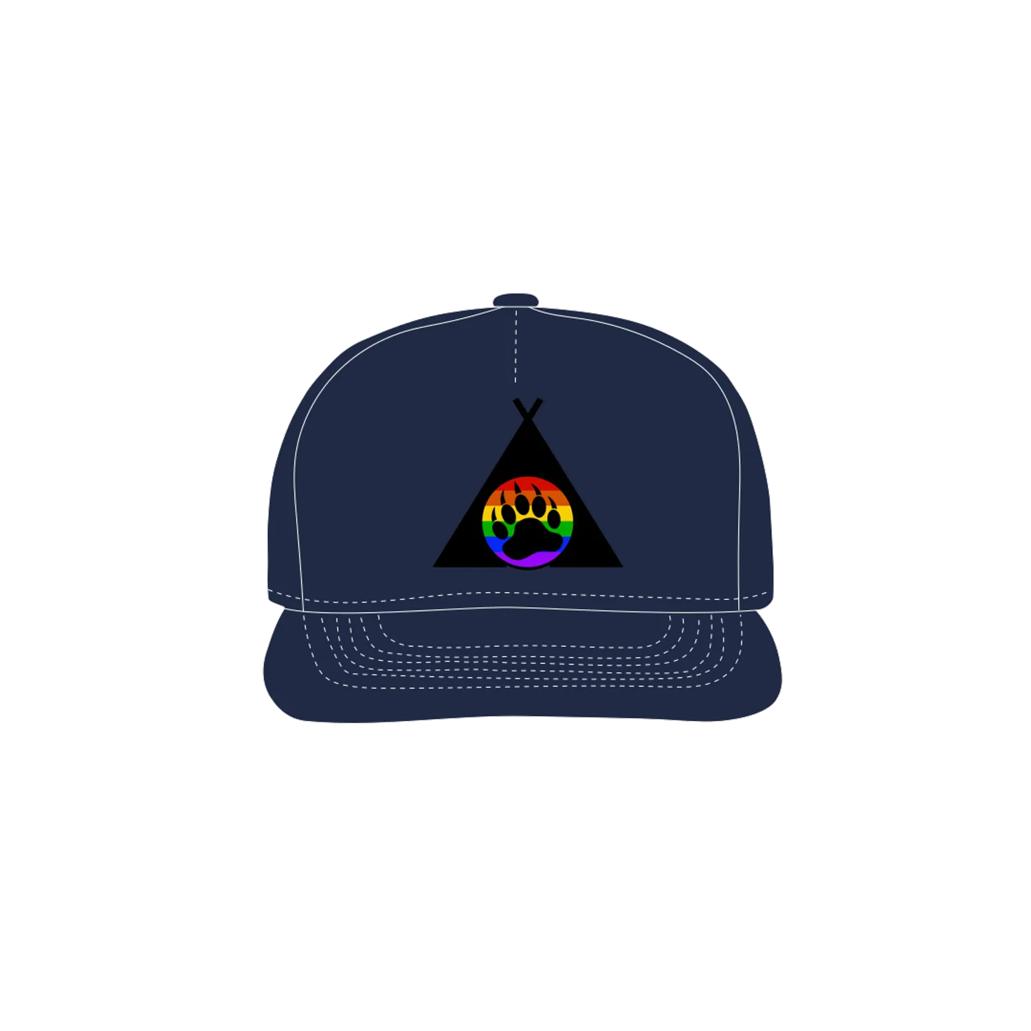 Navy front flat lay