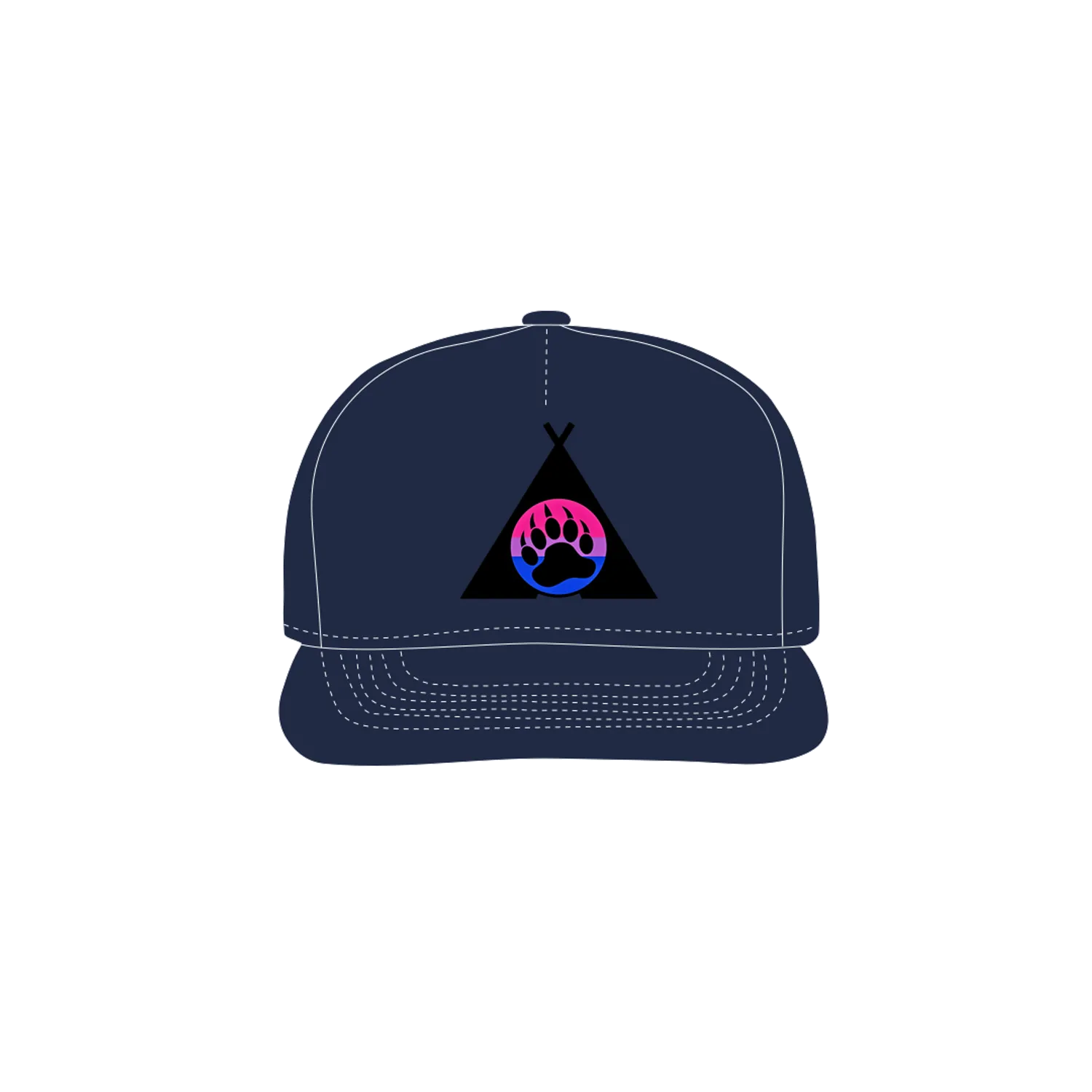 Navy front flat lay