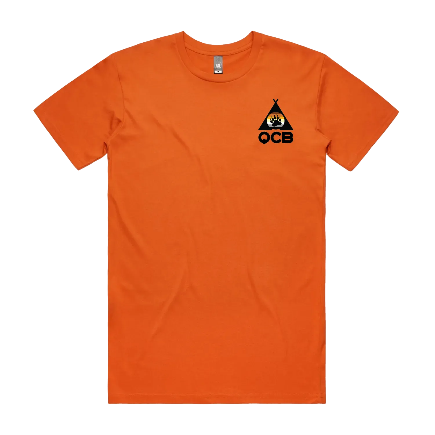 Orange front flat lay