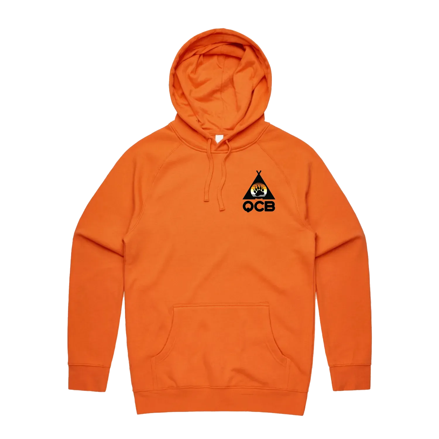 Orange front flat lay