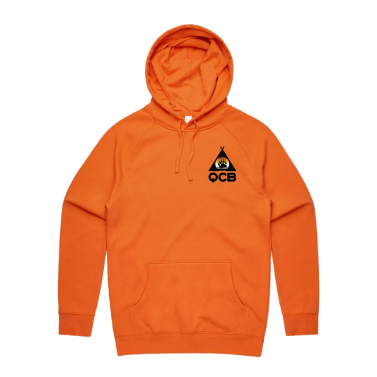 Orange front flat lay