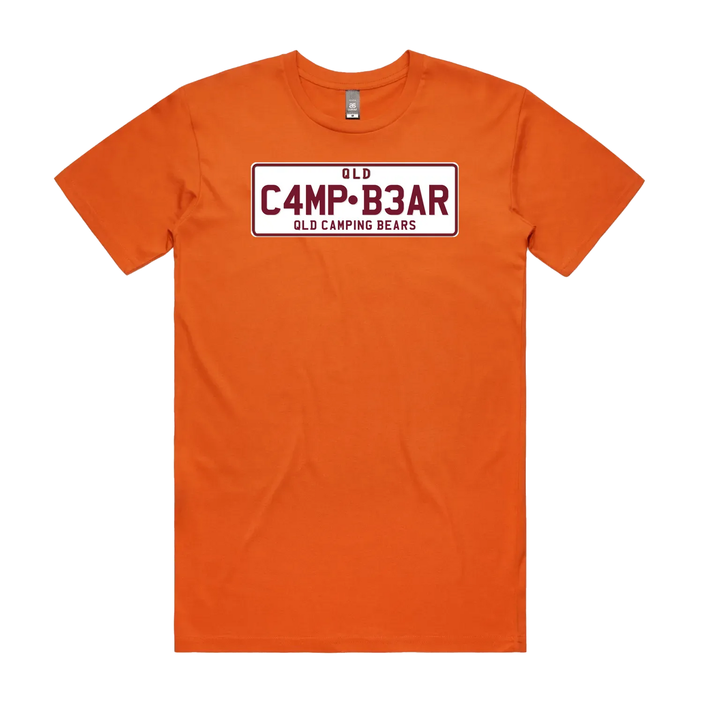 Orange front flat lay