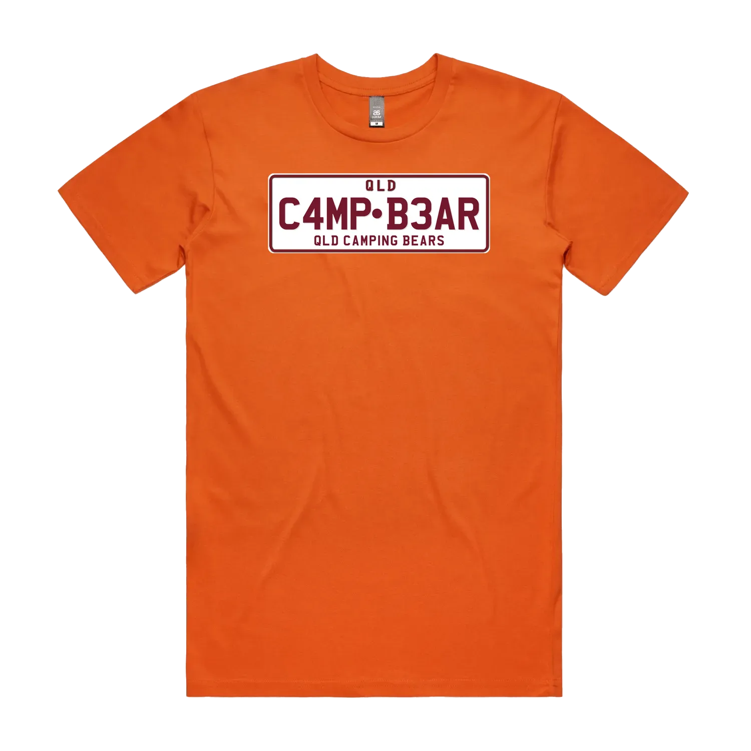 Orange front flat lay