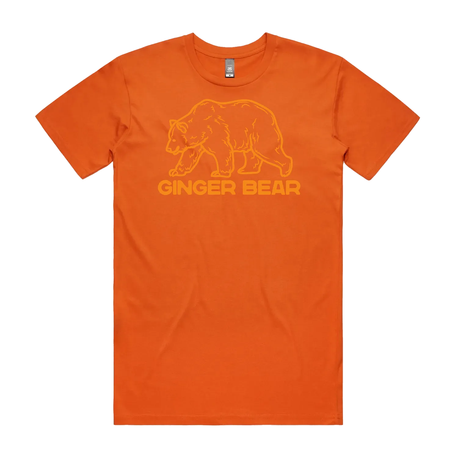 Orange front flat lay