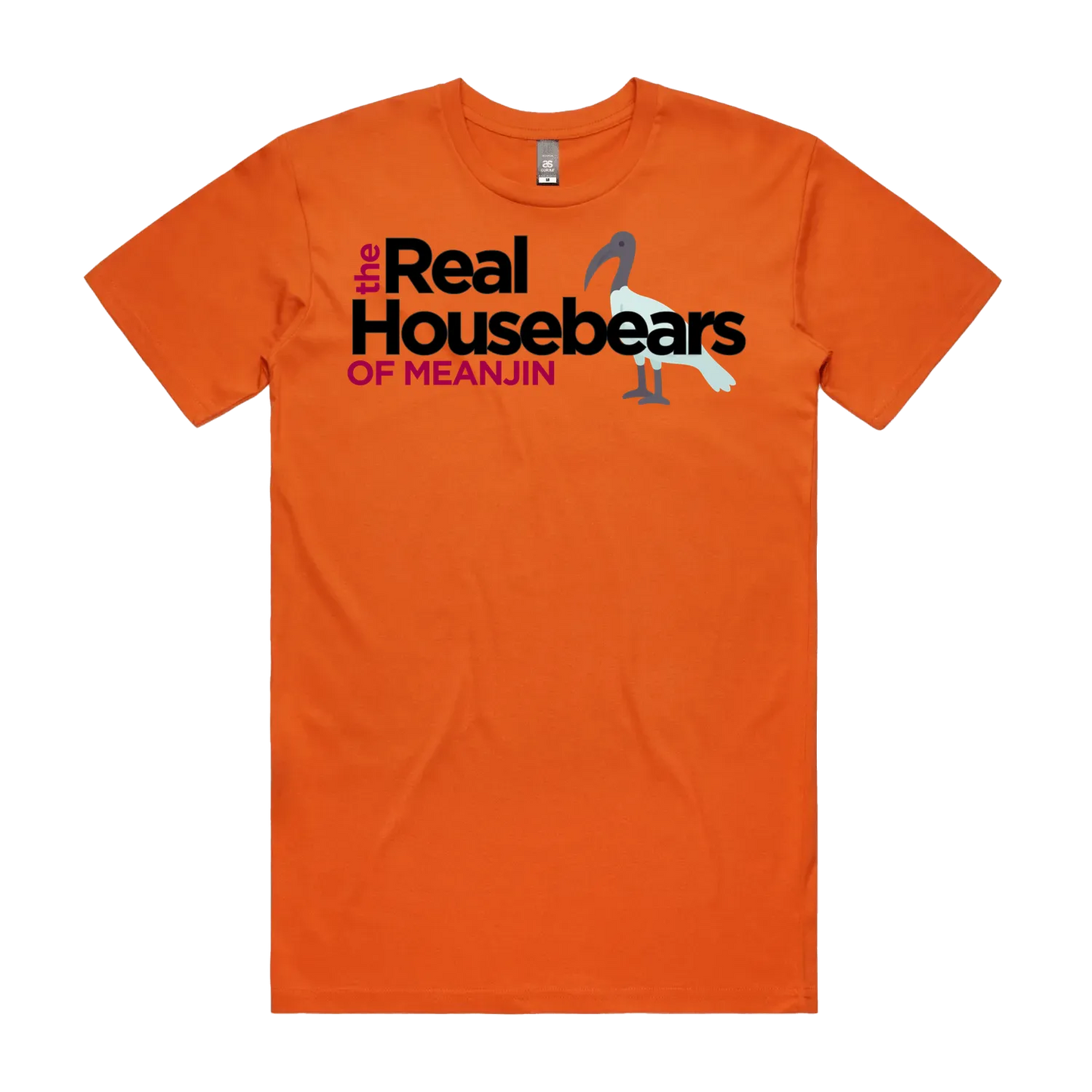 Orange front flat lay