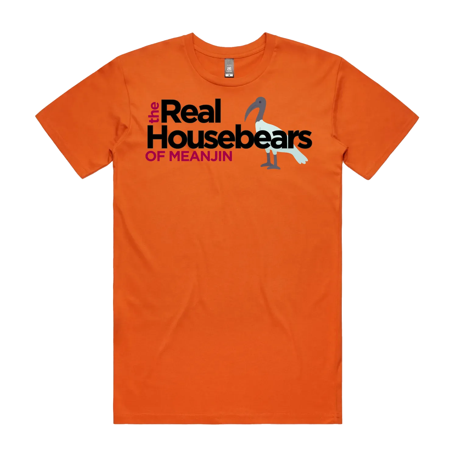 Orange front flat lay