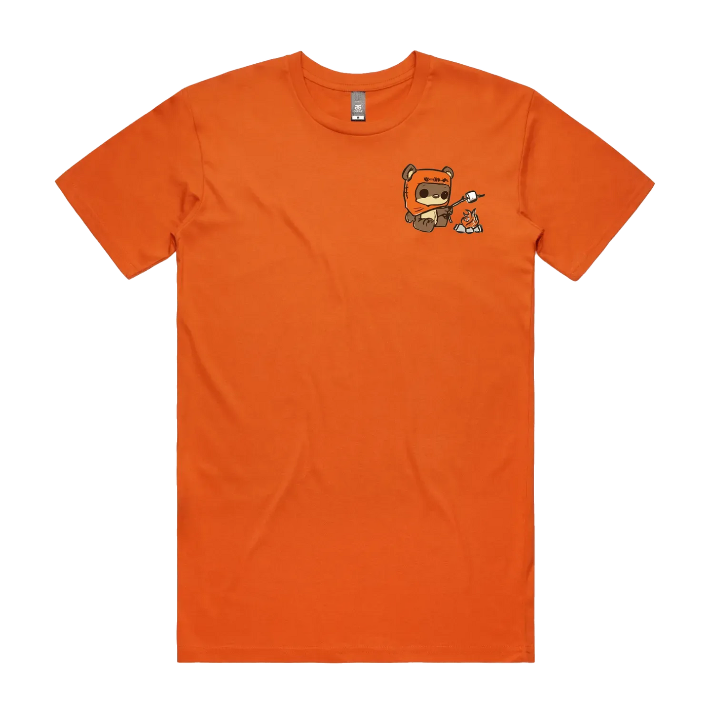Orange front flat lay