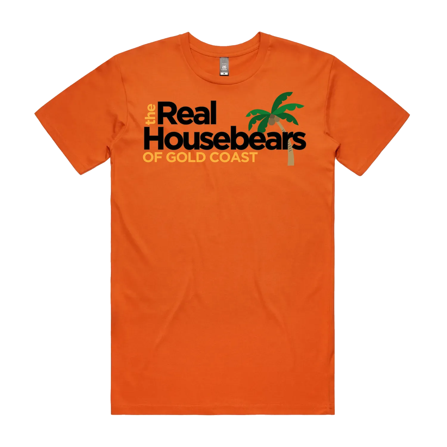 Orange front flat lay