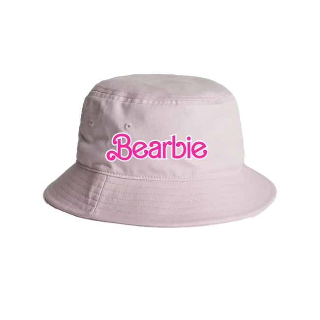 Bearbie Embroidered Bucket Hat