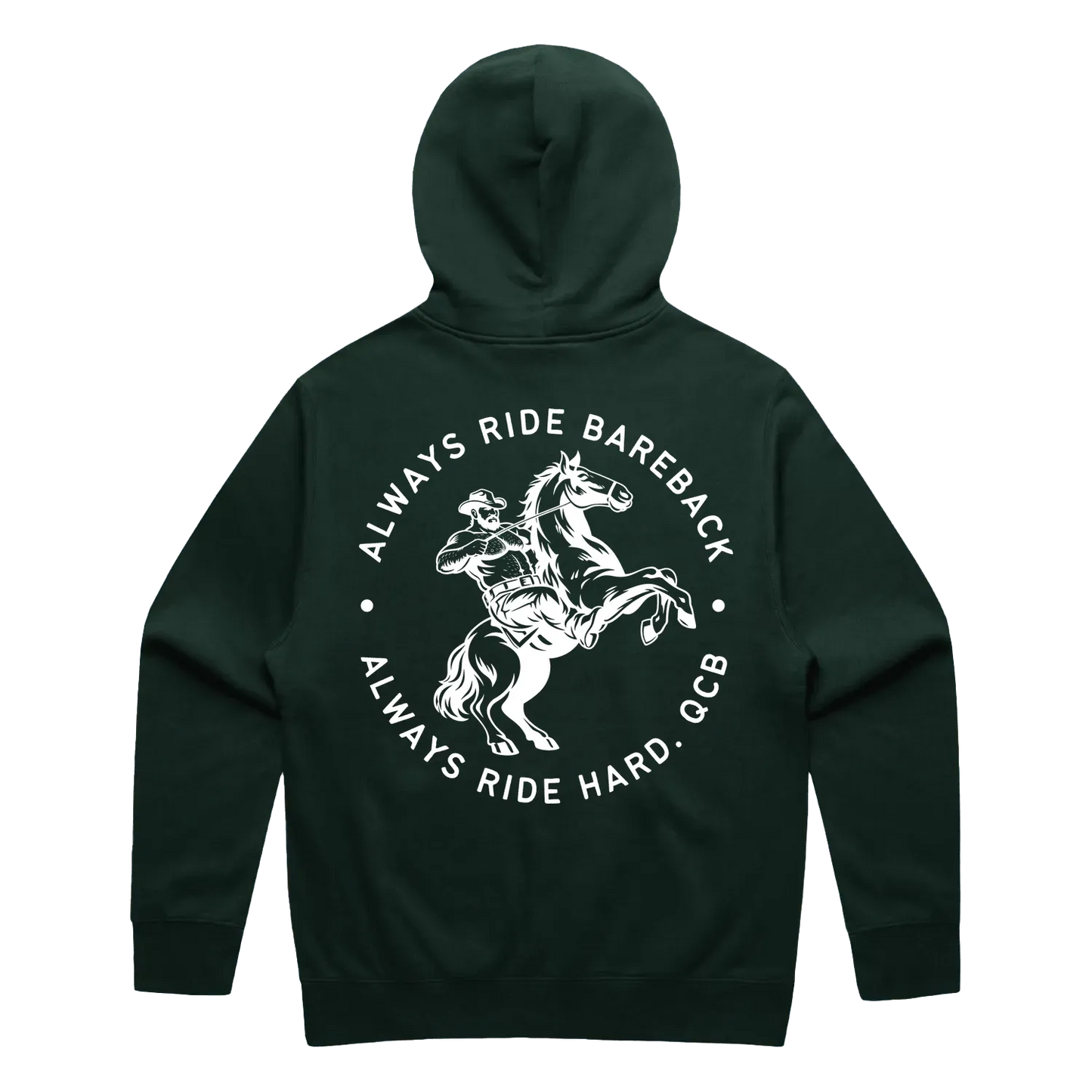 Pine Green back flat lay