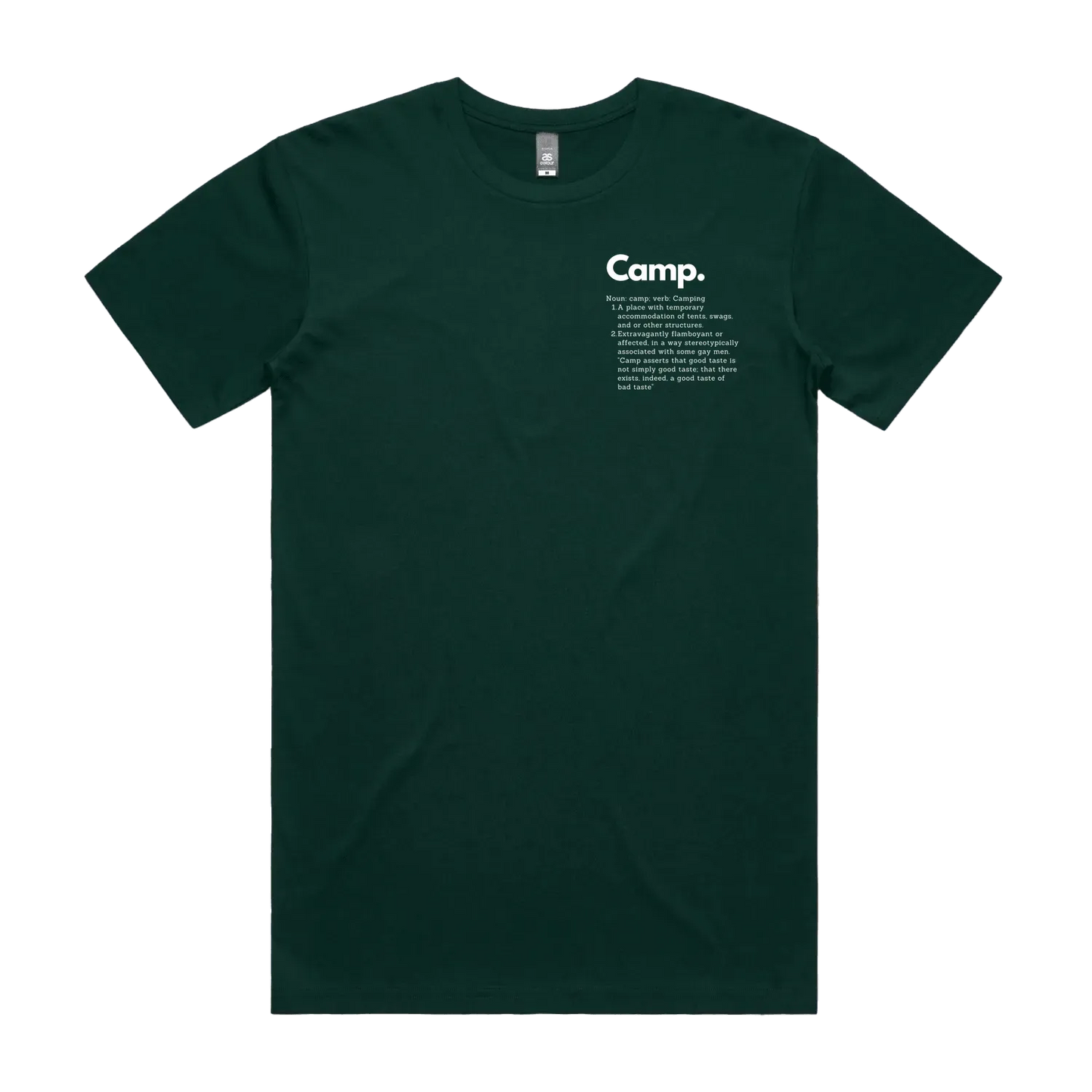 Pine Green front flat lay
