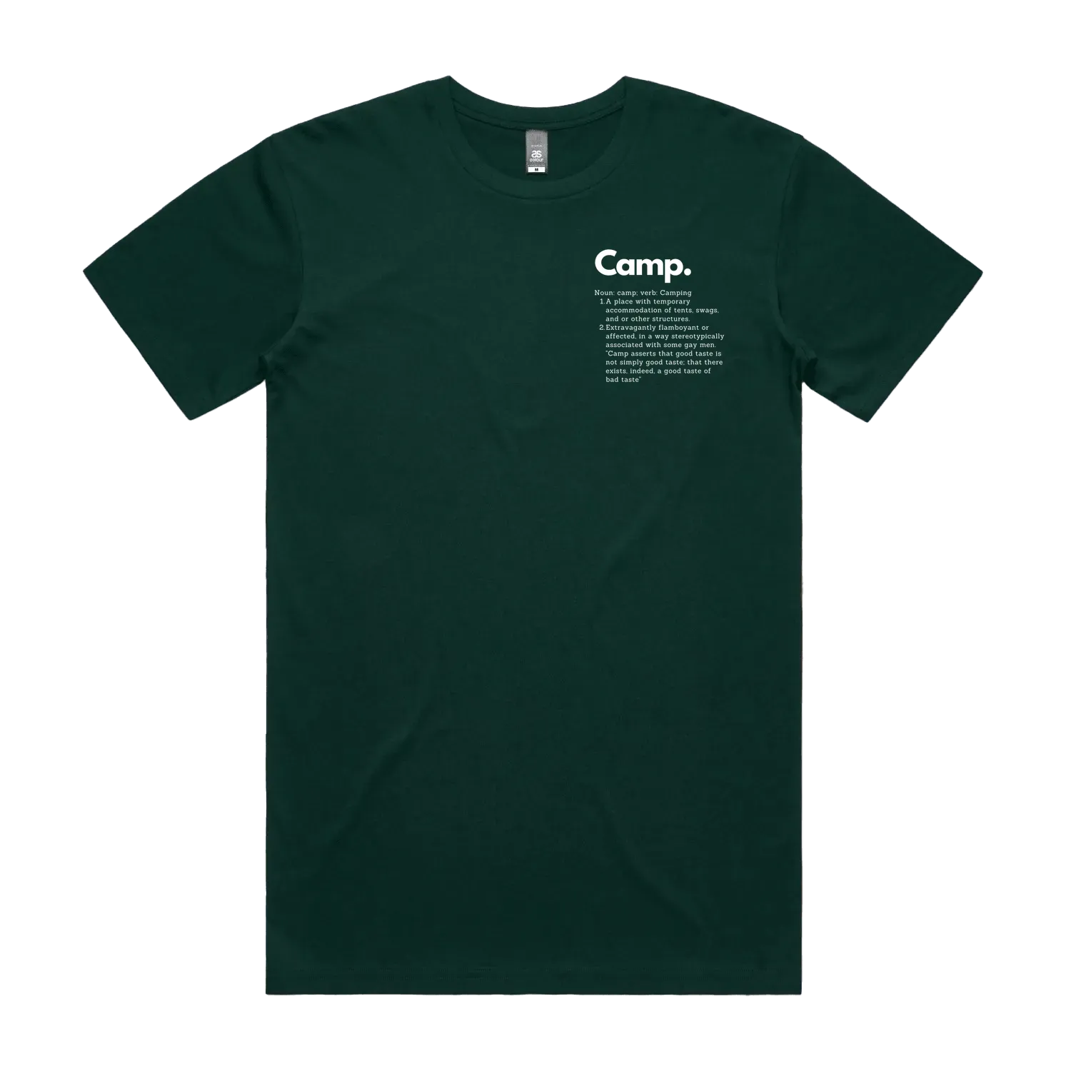 Pine Green front flat lay
